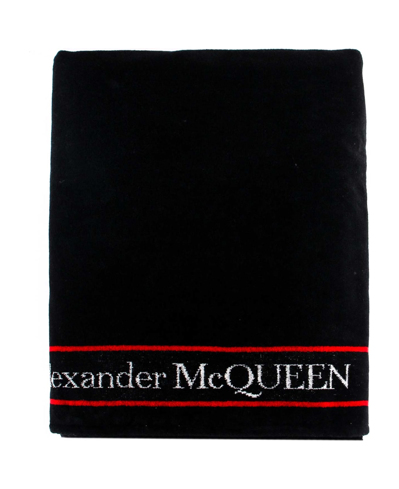 Alexander McQueen Beach Towel - Black