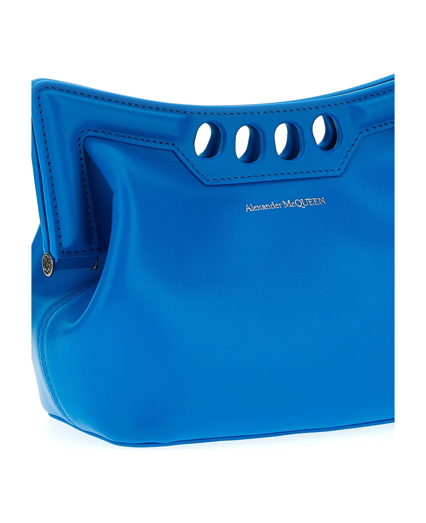 Alexander McQueen Peak Mini Shoulder Bag - Blu