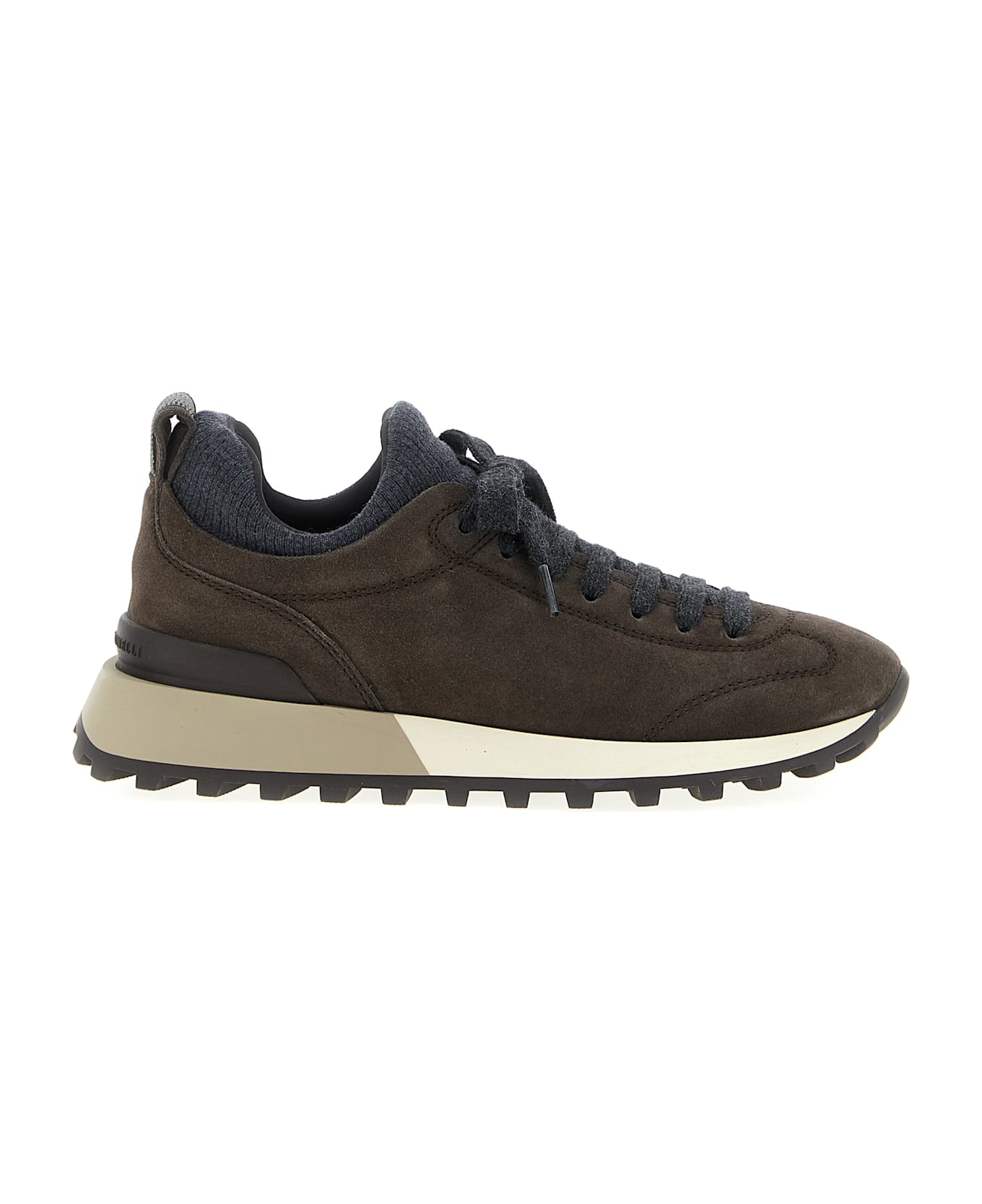 Brunello Cucinelli Suede Sneakers - Brown スニーカー