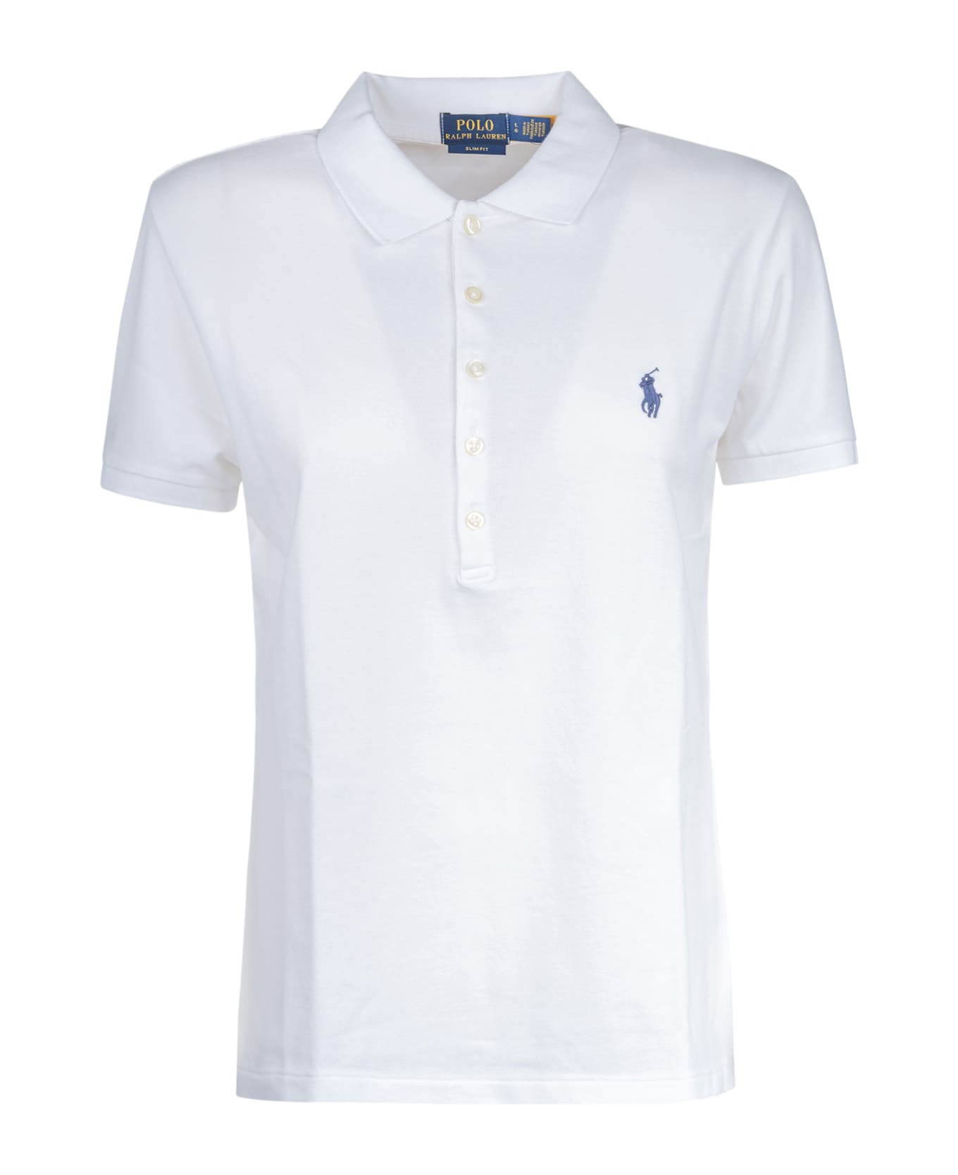 Ralph Lauren Logo Polo Shirt - White