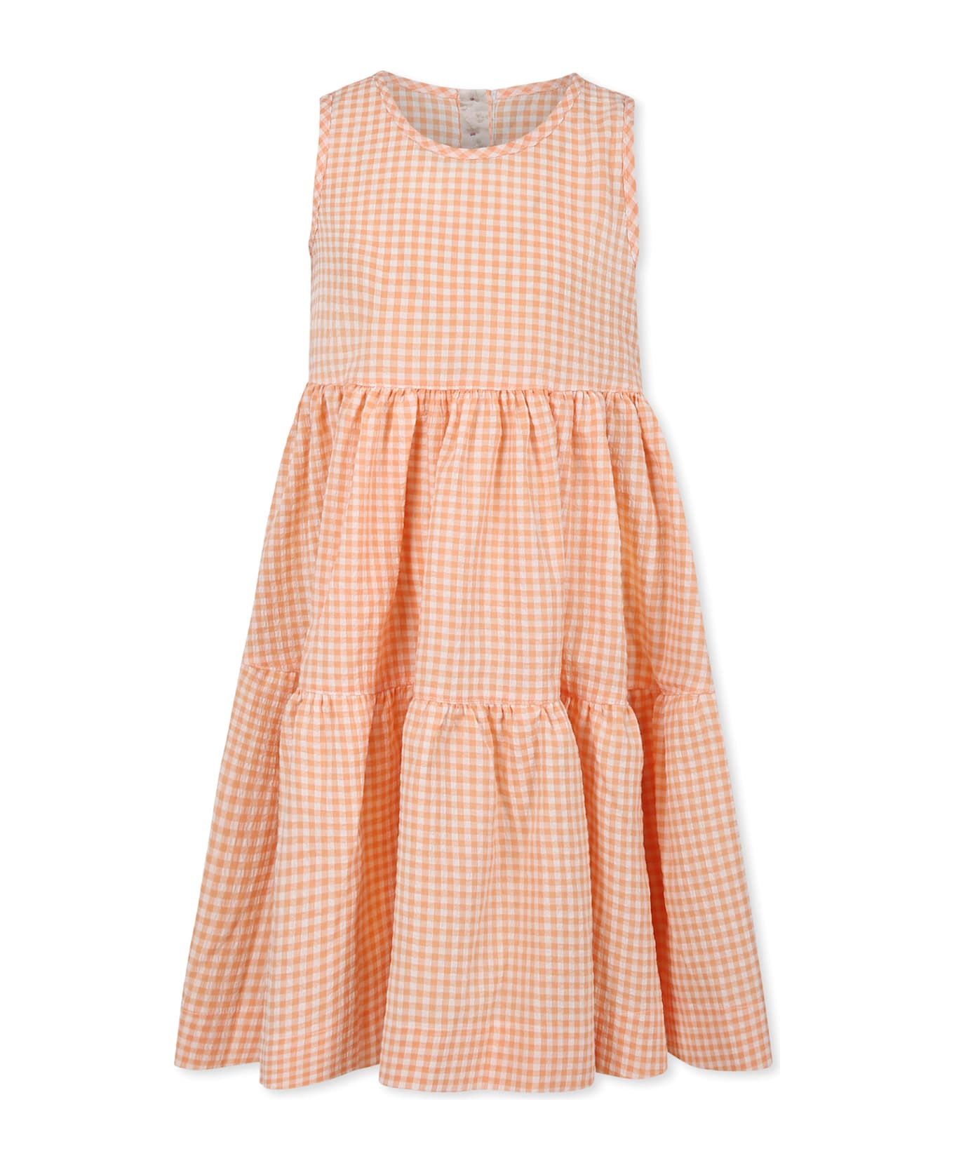 Caffe
 d
Orzo Orange Dress For Girl - Orange