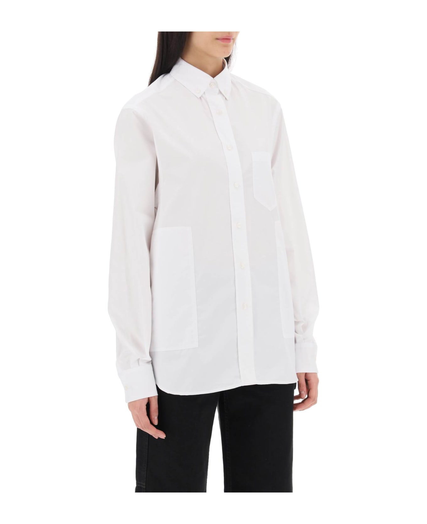 Saks Potts William Poplin Shirt - WHITE (White) シャツ