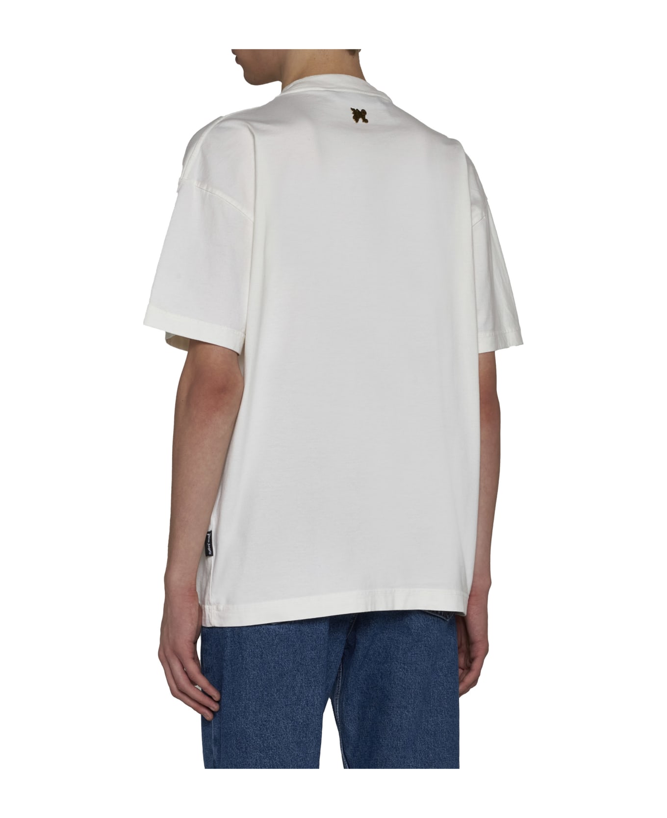 Palm Angels Foggy Pa T-shirt - Off White Black シャツ