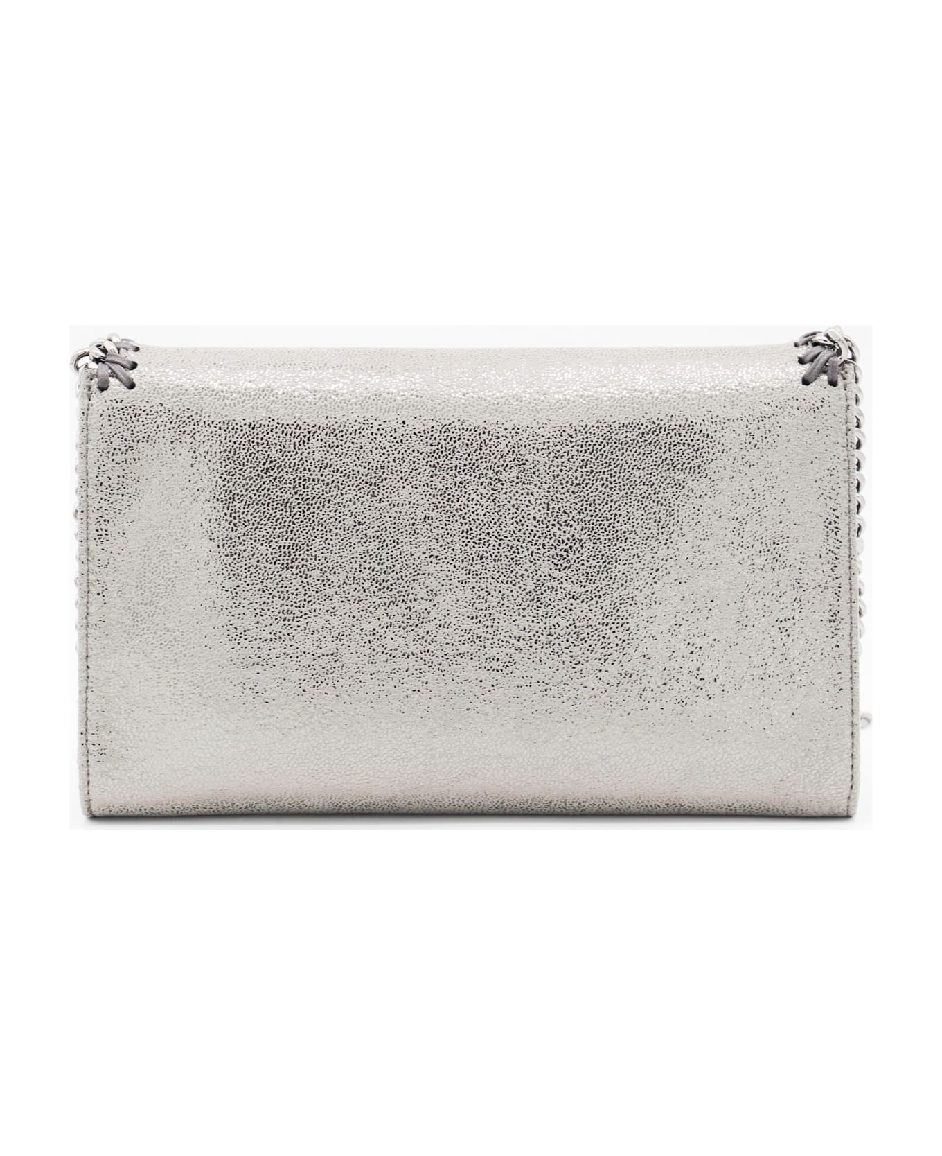 Stella McCartney Silver Faux Leather Falabella Shoulder Bag - MULTICOLOUR