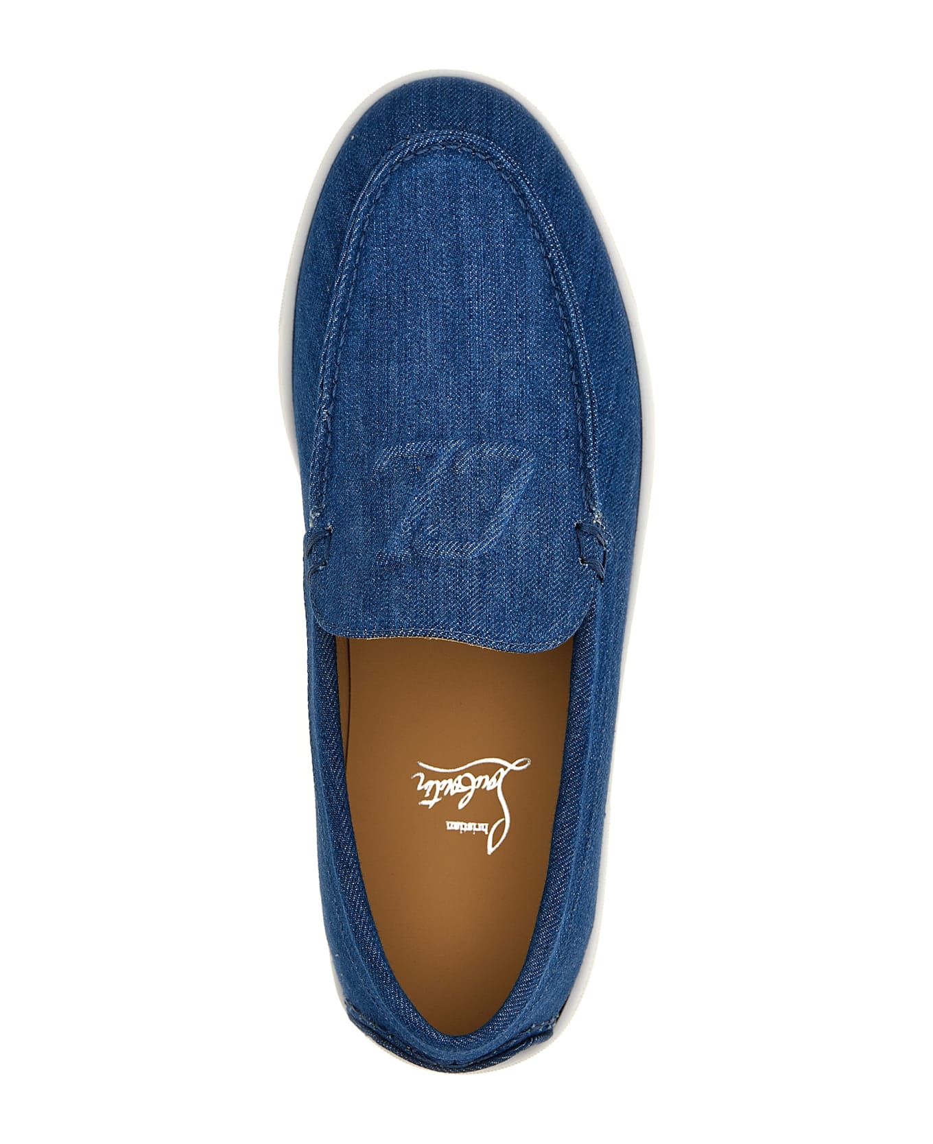 Christian Louboutin 'varsiboat' Loafers - Light Blue ローファー＆デッキシューズ