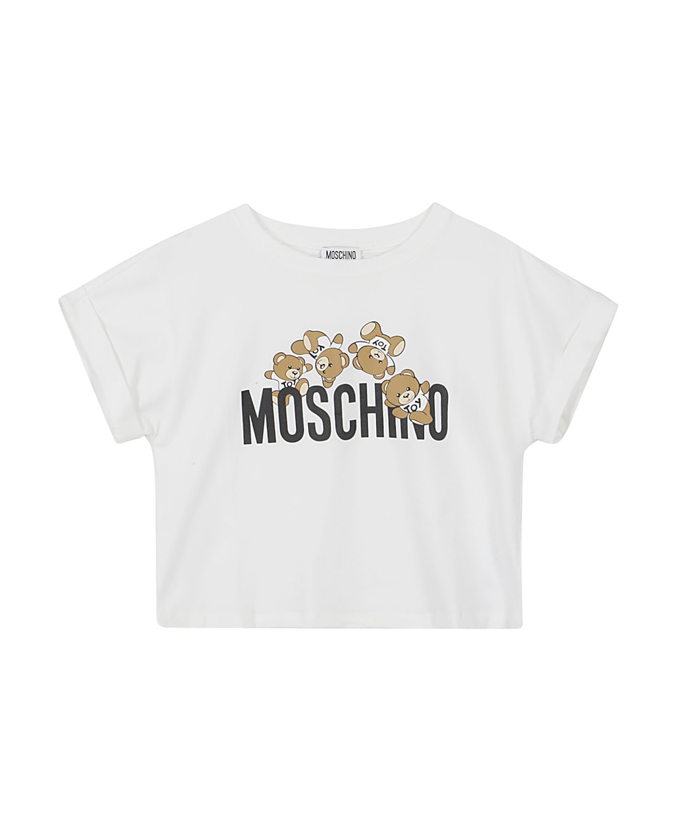 Moschino Tshirt Addition - White Tシャツ＆ポロシャツ