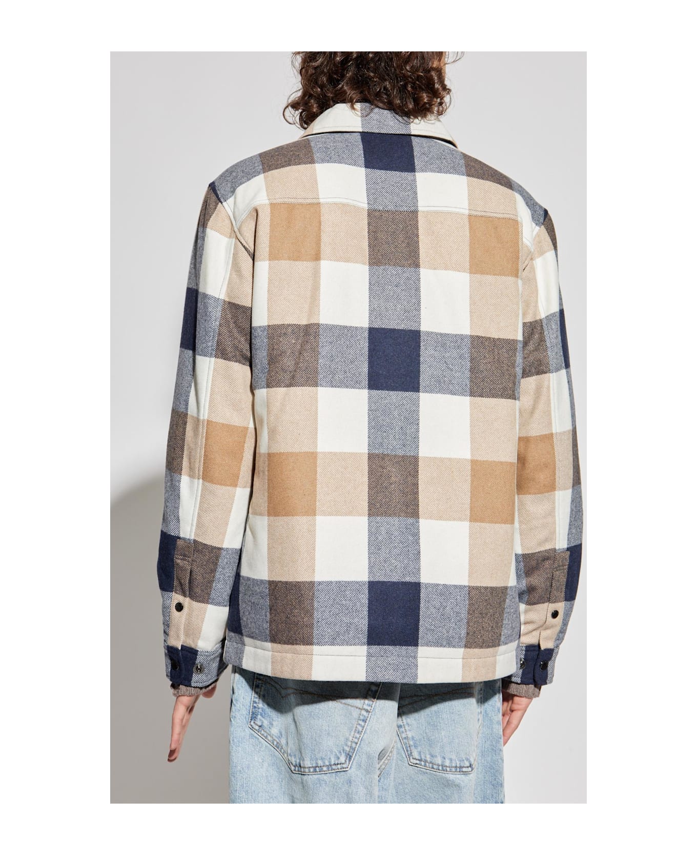 Woolrich Plaid Pattern Shirt - Beige