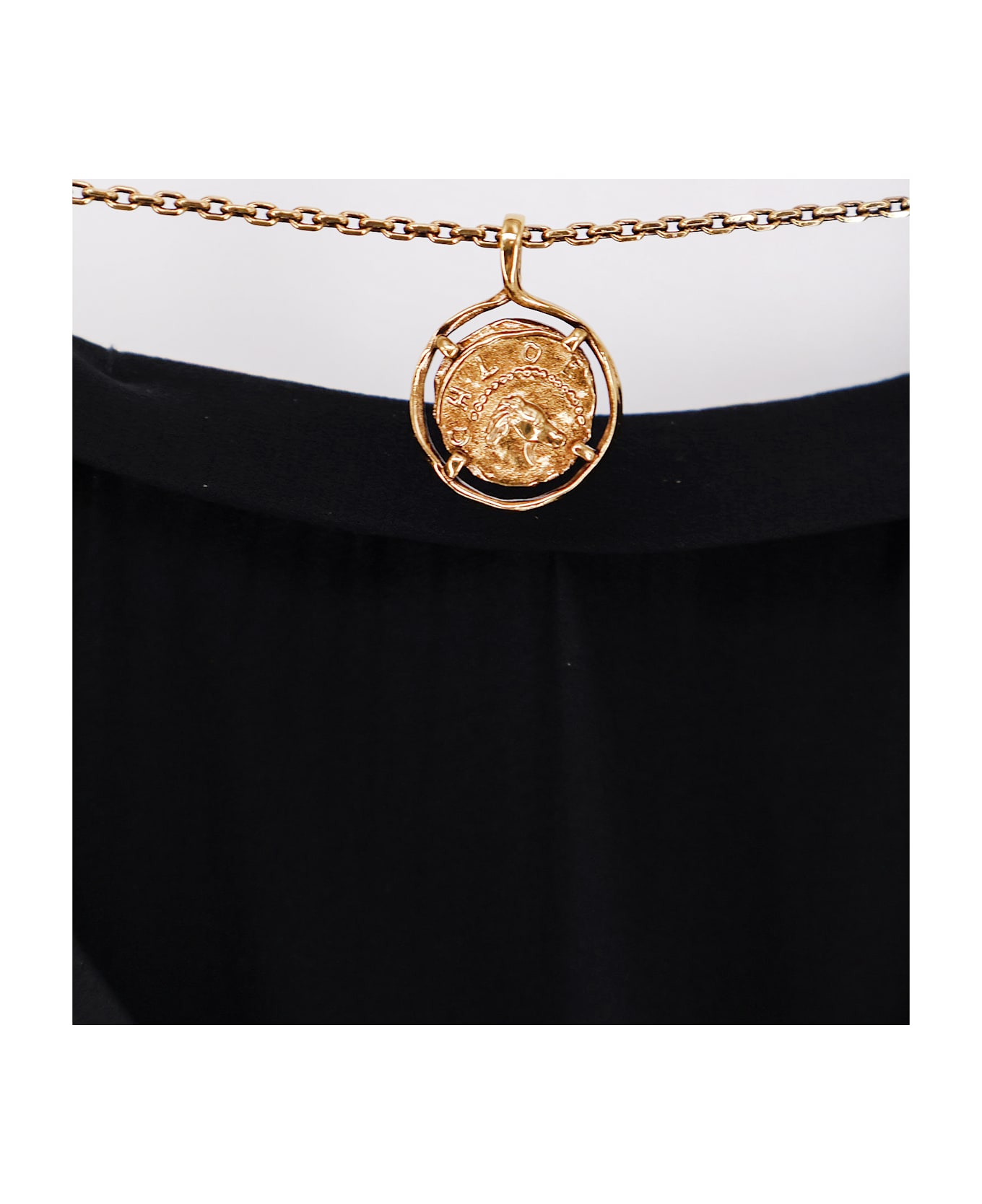 Chloé Flounced Silk Long Dress - Black