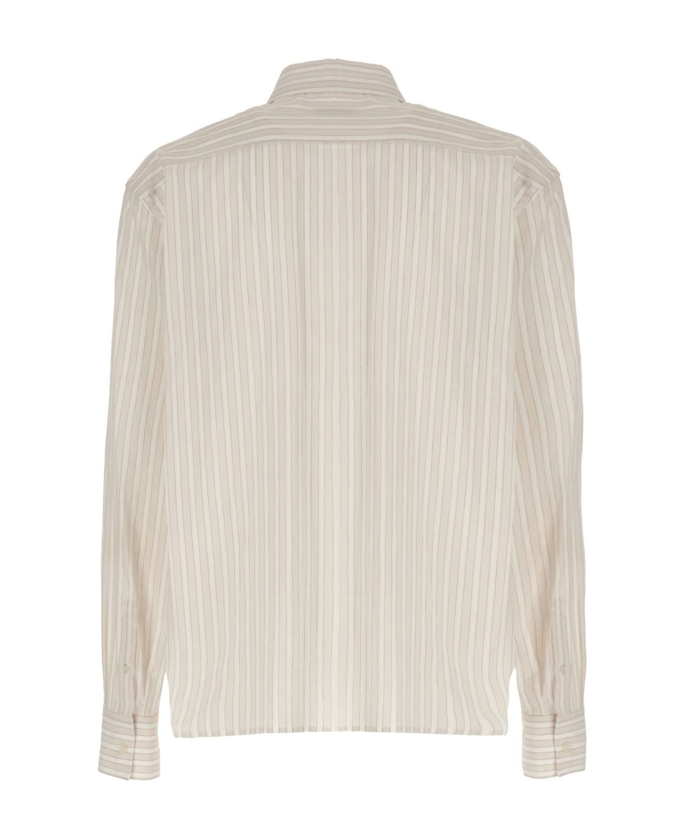 Lanvin Embroidered Cotton Shirt - 002