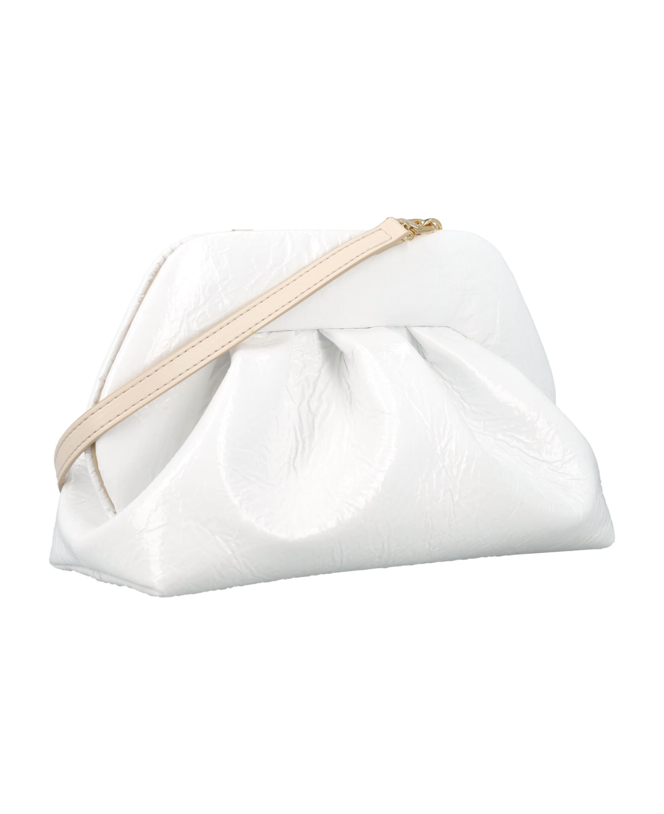 THEMOIRè Tia Clutch Pineapple Leather - SHELL IVORY クラッチバッグ
