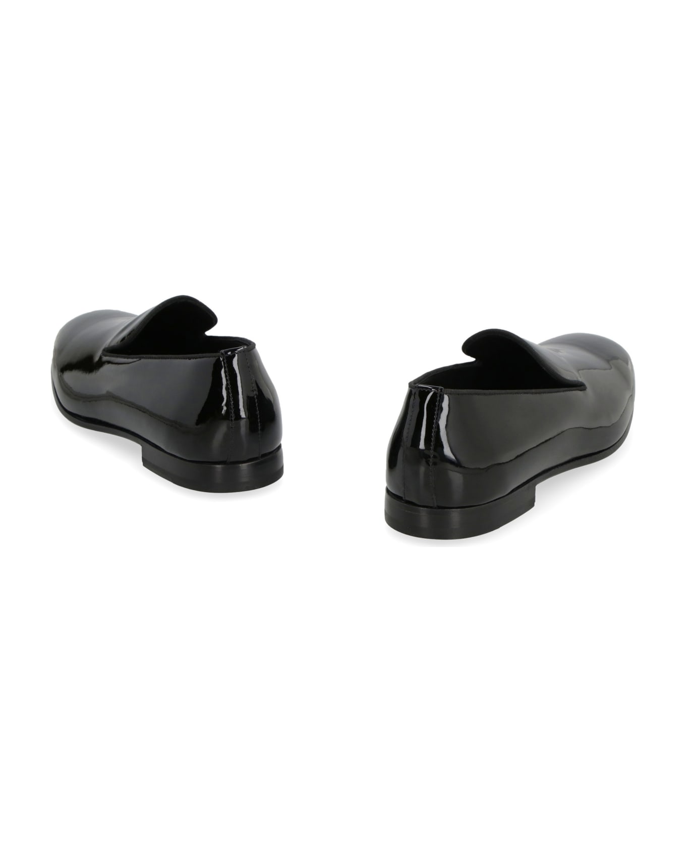 Doucal's Patent Leather Loafer - black