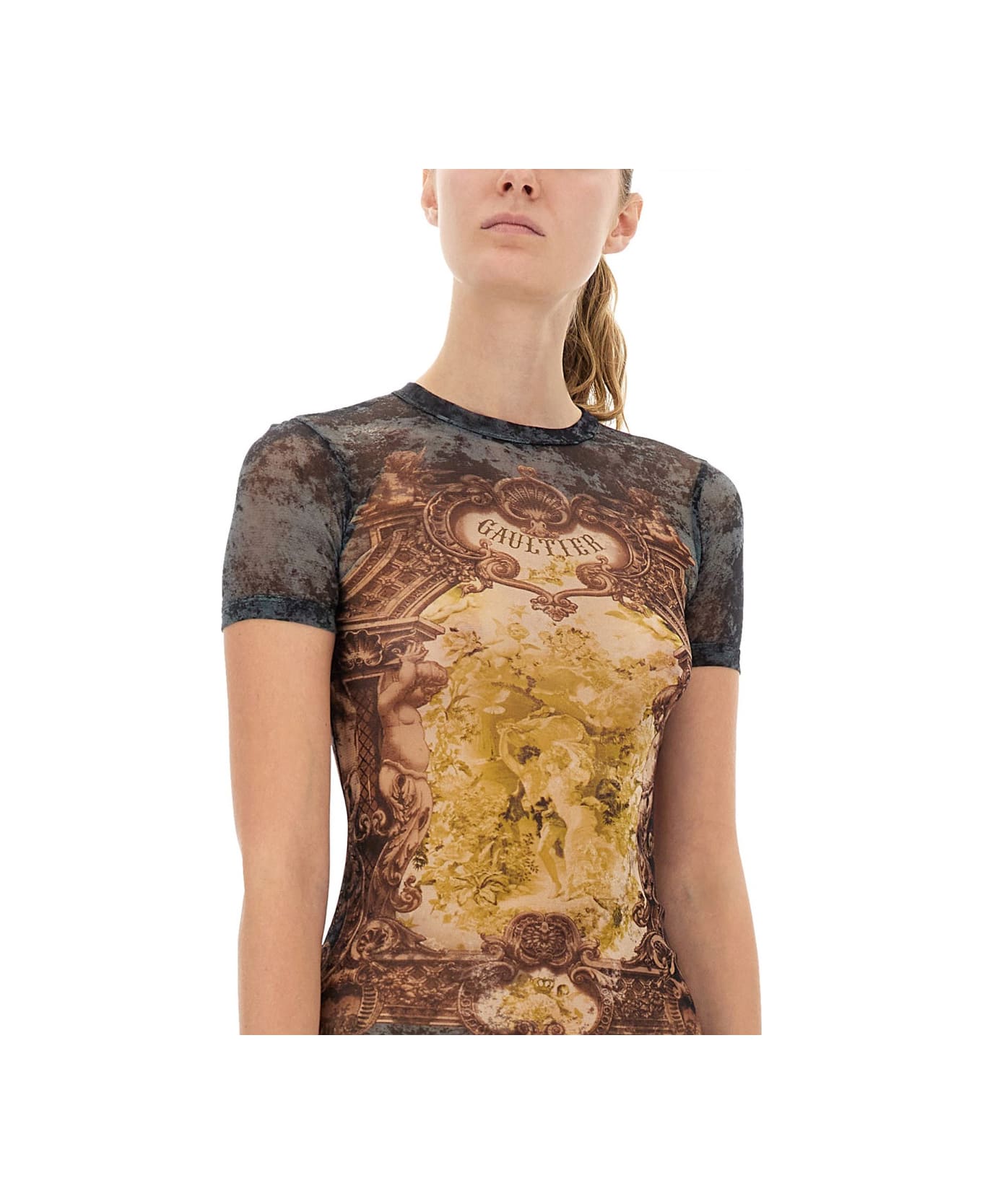 Jean Paul Gaultier Mini "medaillon" Dress - MULTICOLOUR