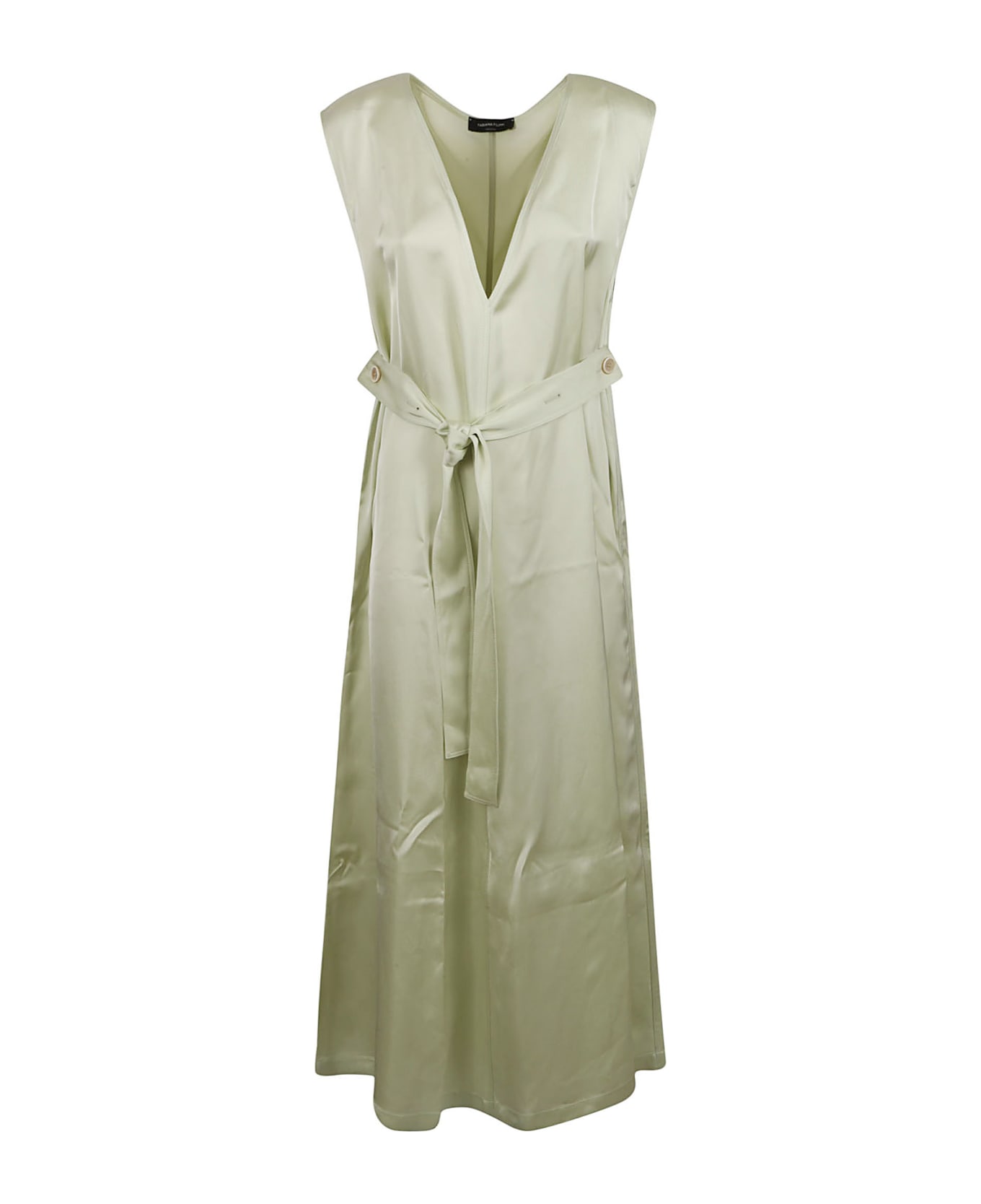 Fabiana Filippi Sleeveless Belted Dress - Light/Pastel Green