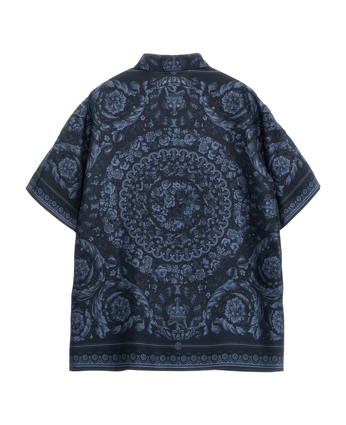 Versace 'barocco' Shirt - Blue シャツ