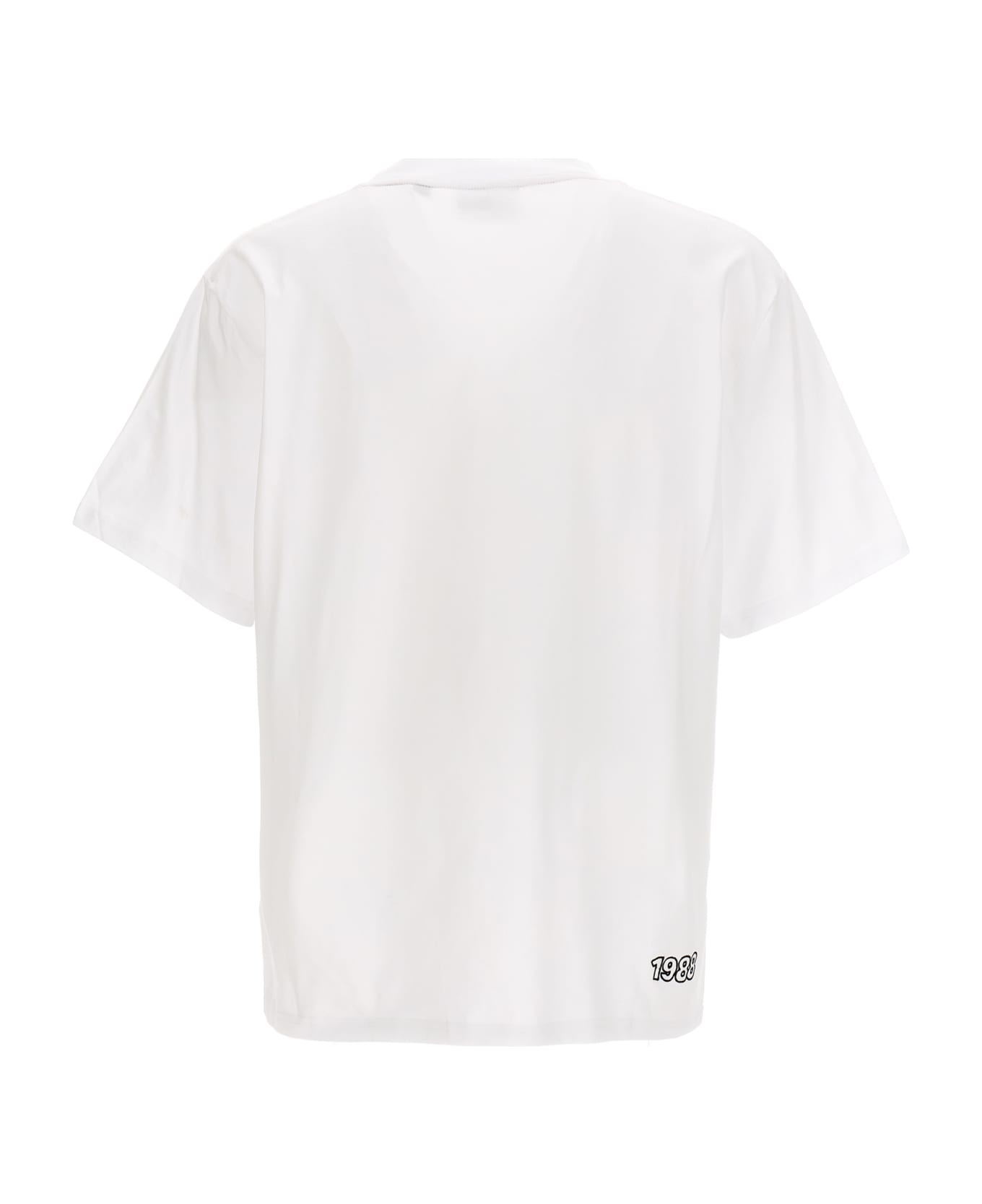 GCDS Printed T-shirt - White シャツ