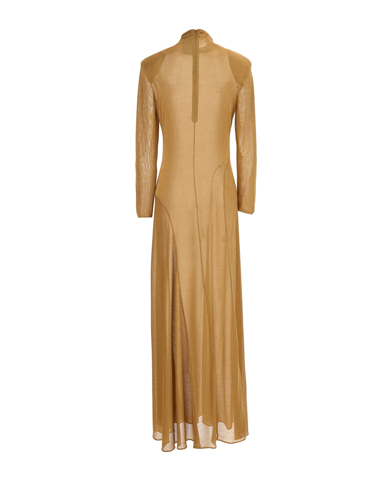 Tom Ford Lurex Knit Long Dress - Gold