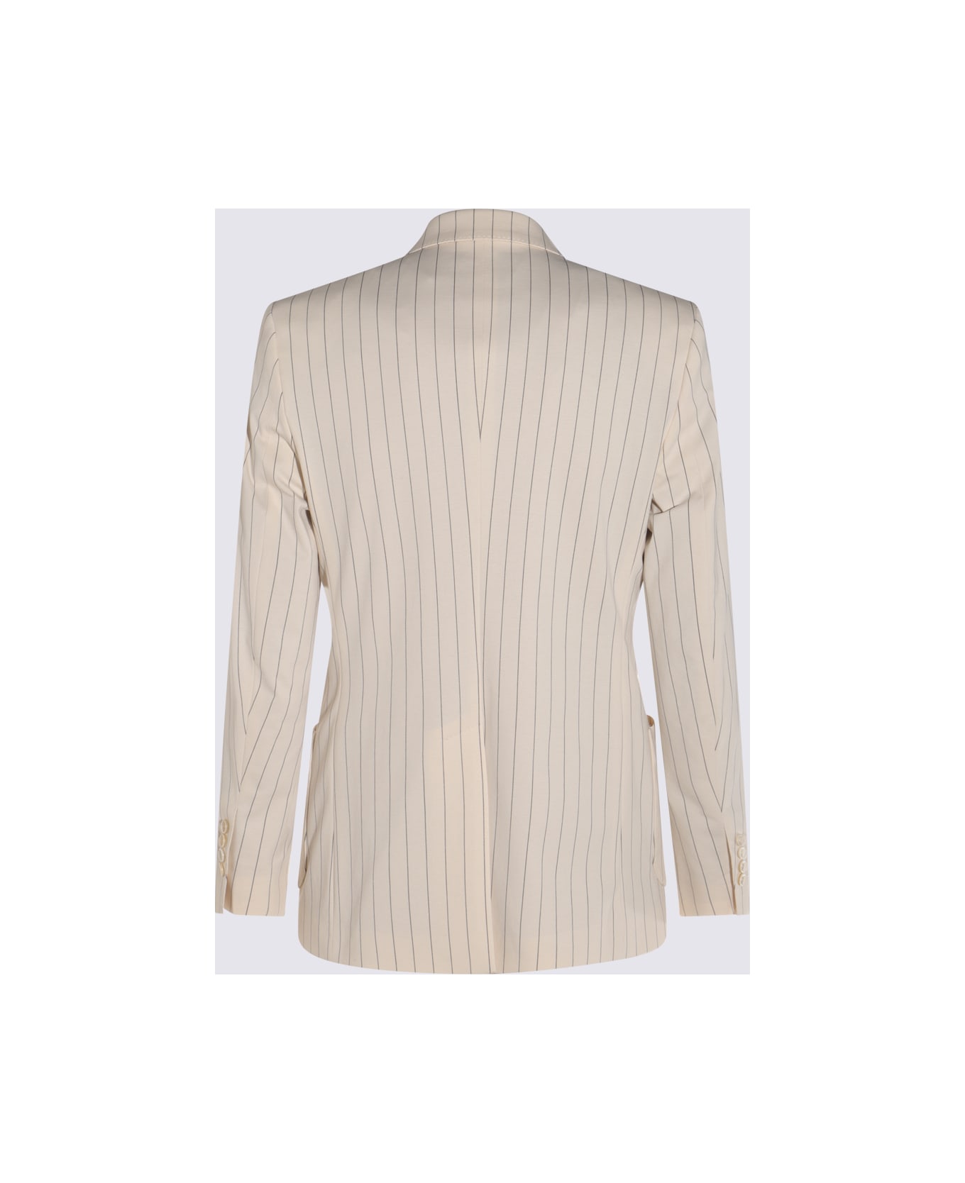 Dolce 
Gabbana Cream Cotton Blazer - White