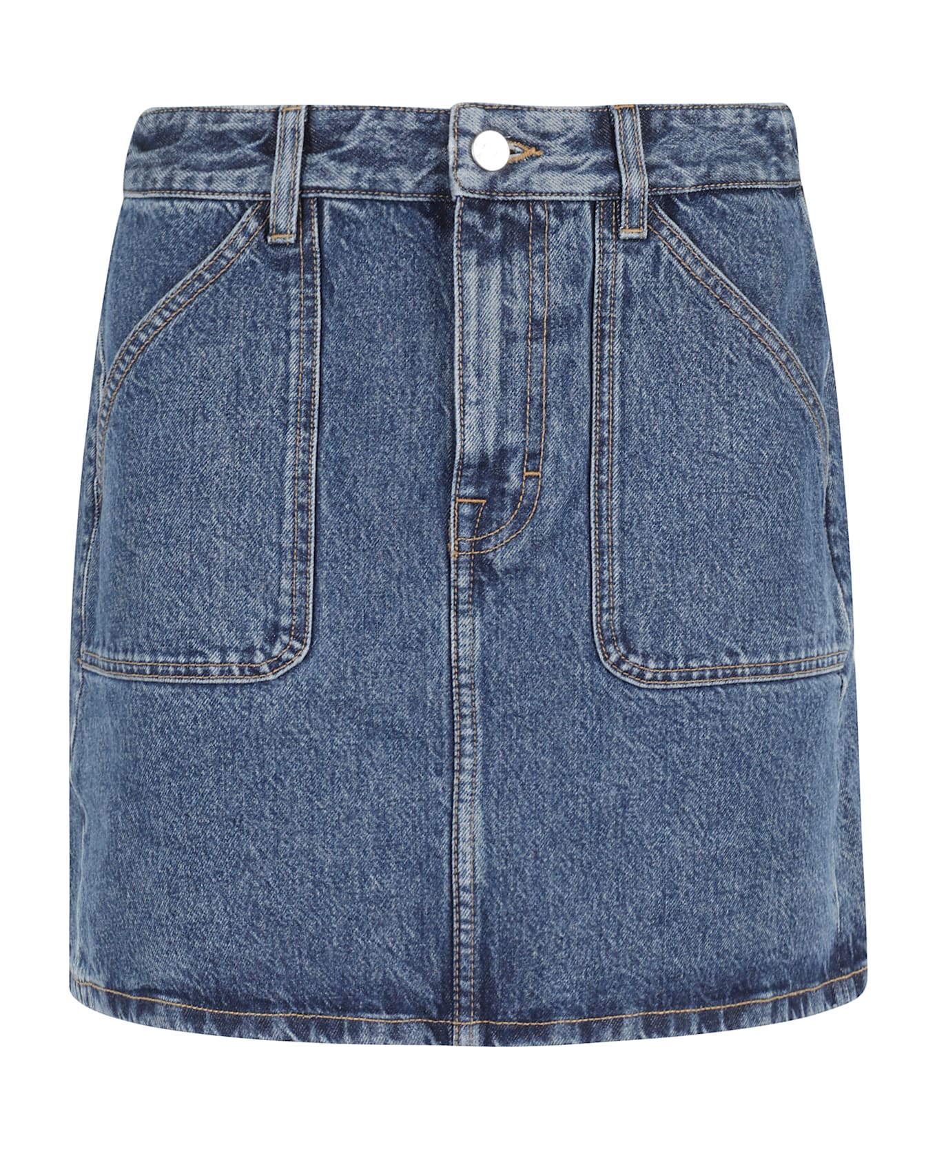 Filippa K Patch Pocket Mini Skirt - Washed Mid