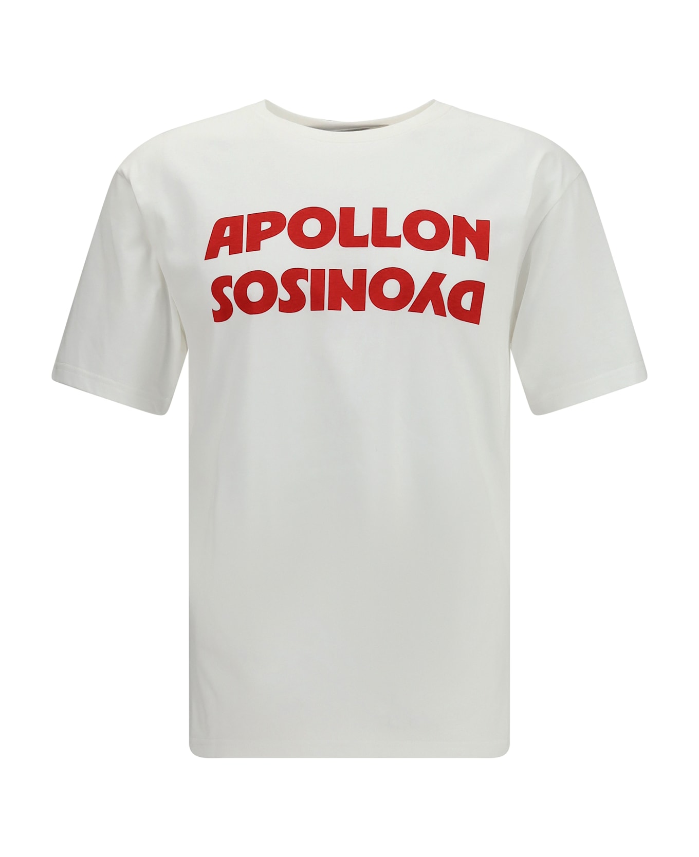 Valentino Cotton T-shirt Wuth Apollon Dyonisos Graphic Print
