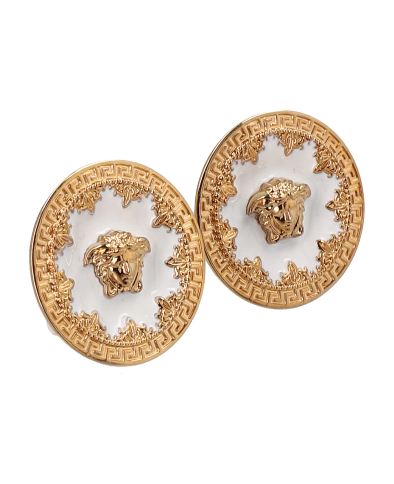 Versace 'medusa' Earrings - Gold