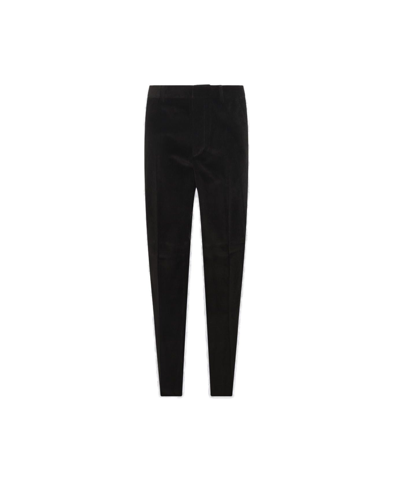 Dsquared2 Logo Patch Straight-leg Corduroy Trousers
