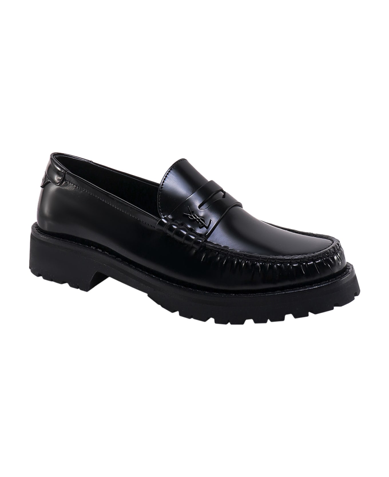 Saint Laurent Le Loafer Monogram - Black