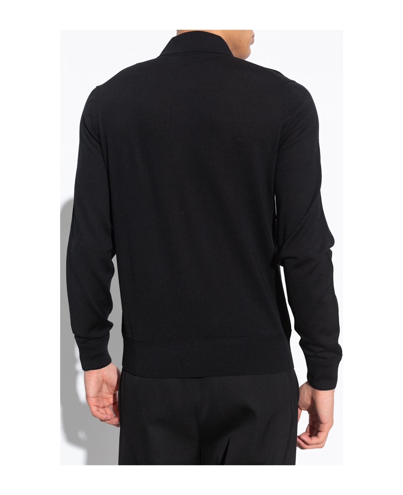 Tom Ford Polo Sweater - BLACK