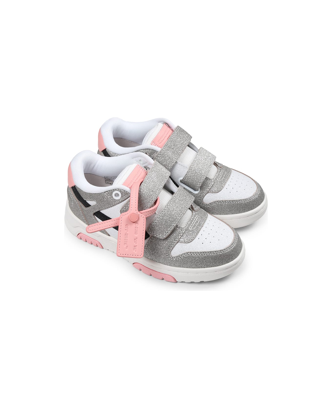 Off-White Grey Sneakers For Girl With Arrow - Grey