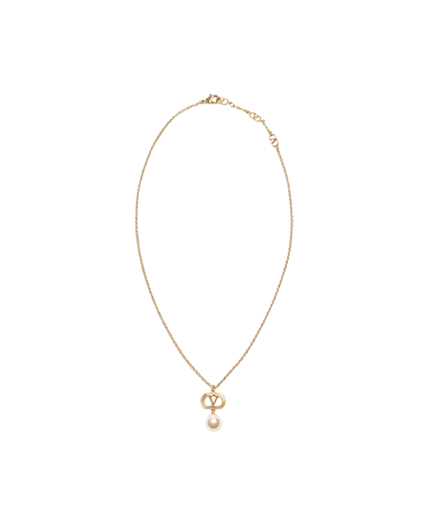 Valentino Garavani Ovalette Necklace - Golden