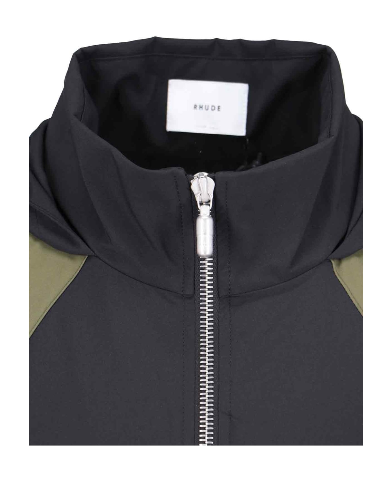 Rhude Technical Hooded Jacket - Black