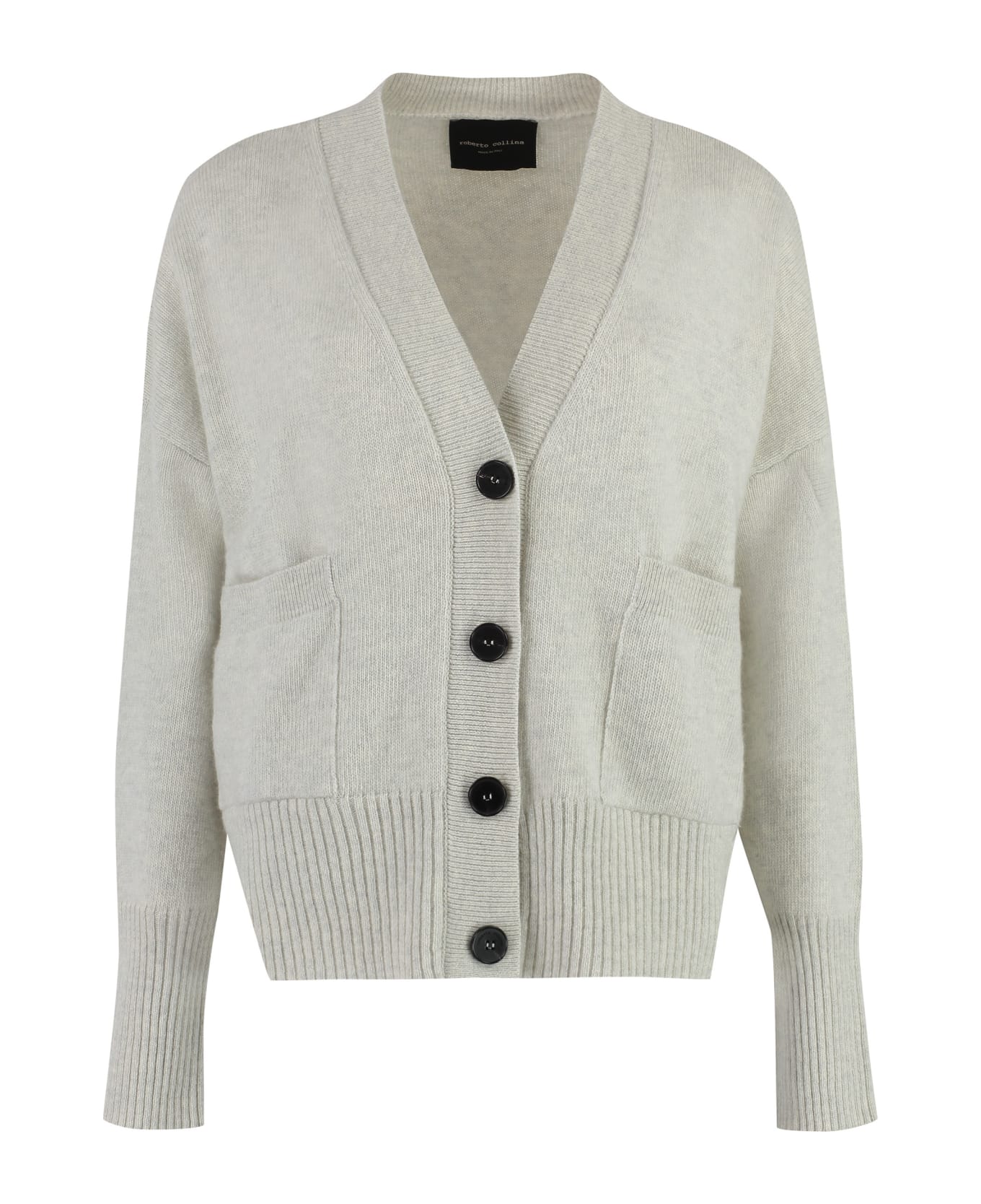 Roberto Collina Wool And Cashmere Cardigan - grey