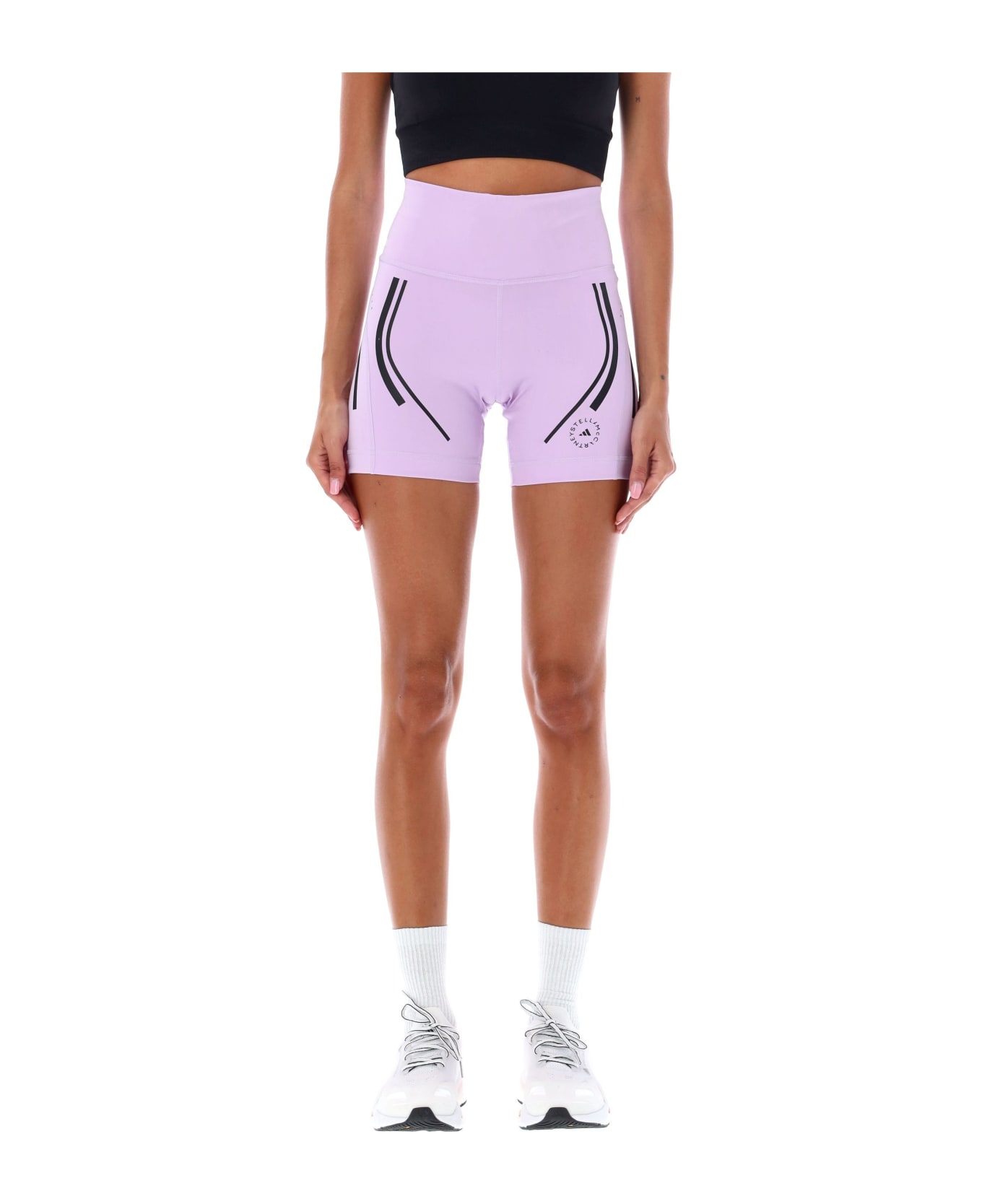 Adidas by Stella McCartney Truepace High-waisted Cycling Shorts - PURPLE GLOW