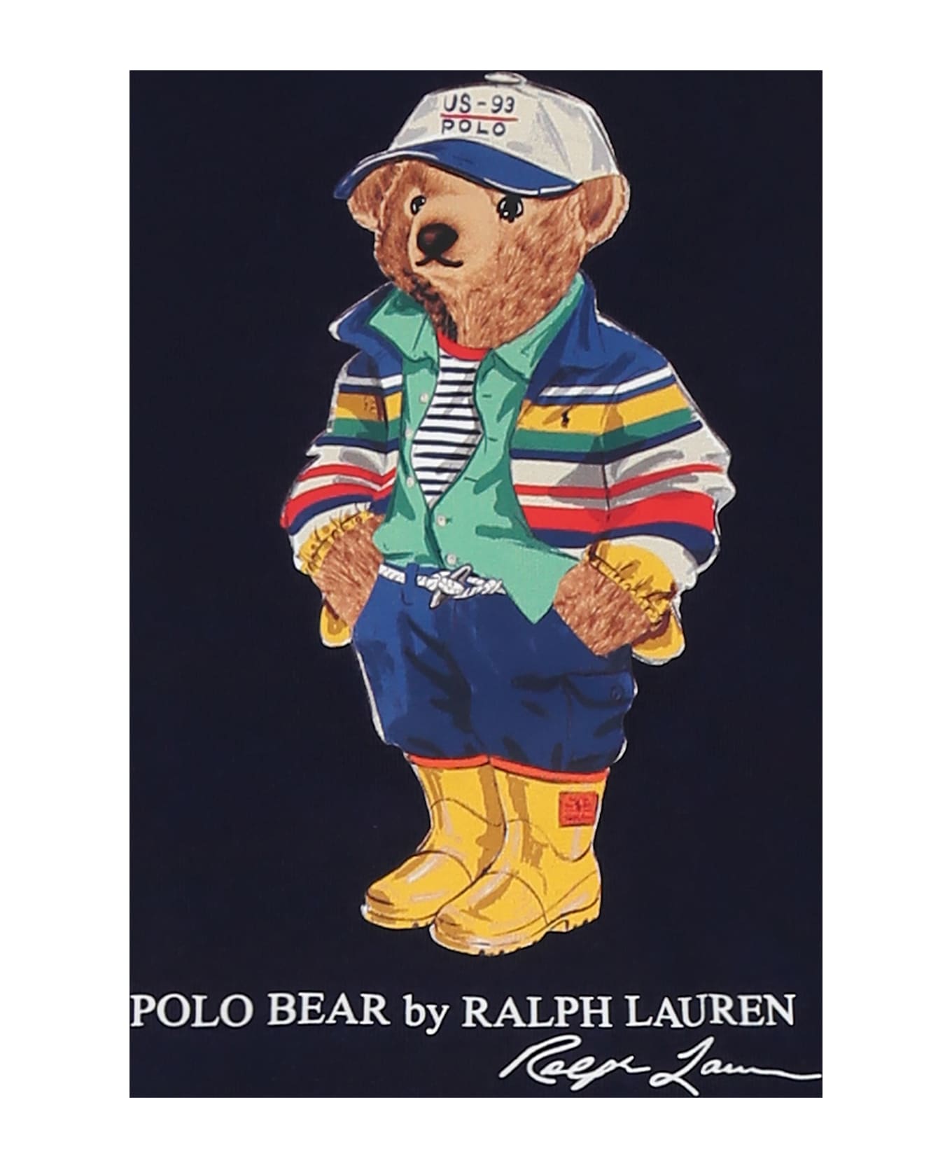 Ralph Lauren Multicolor Suit For Baby Boy With Polo Bear - Multicolor