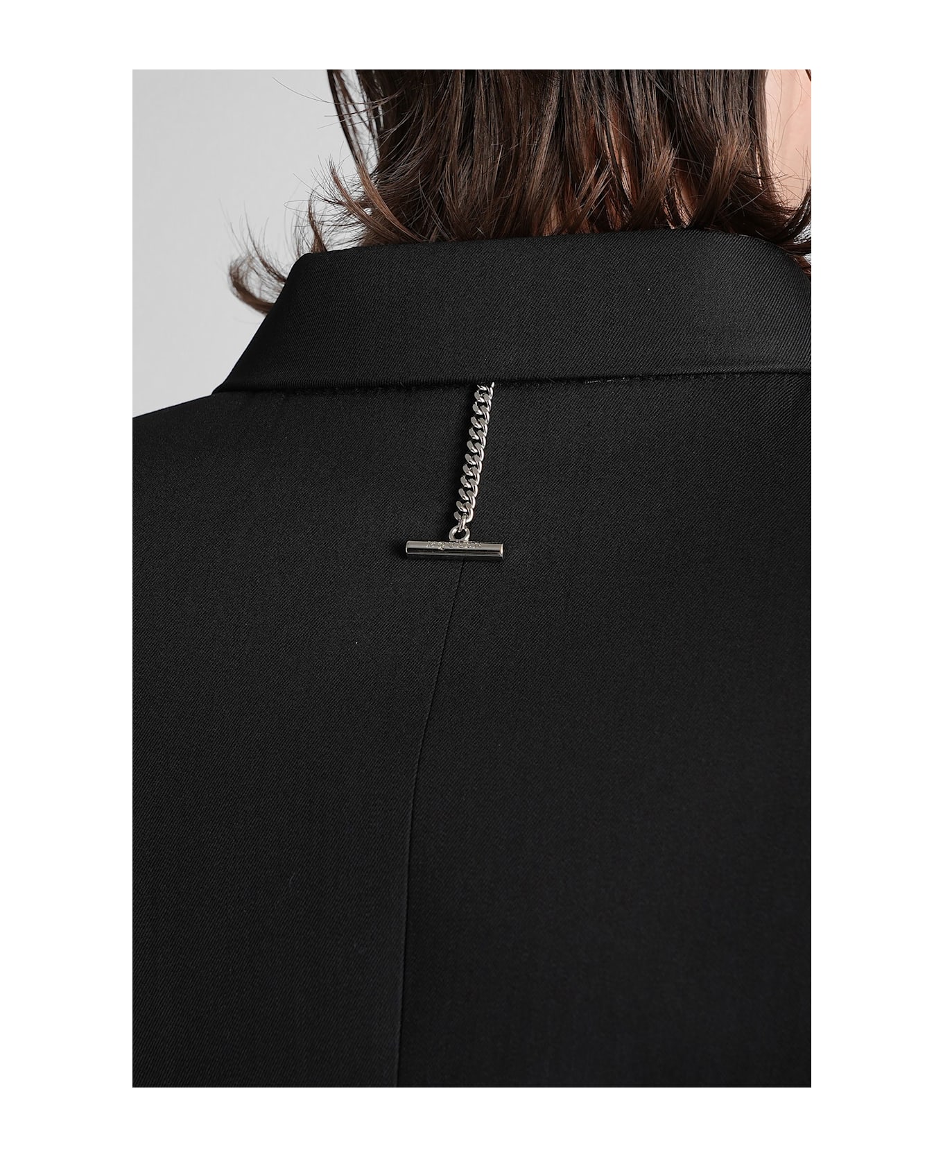 Alexander McQueen Blazer In Black Wool