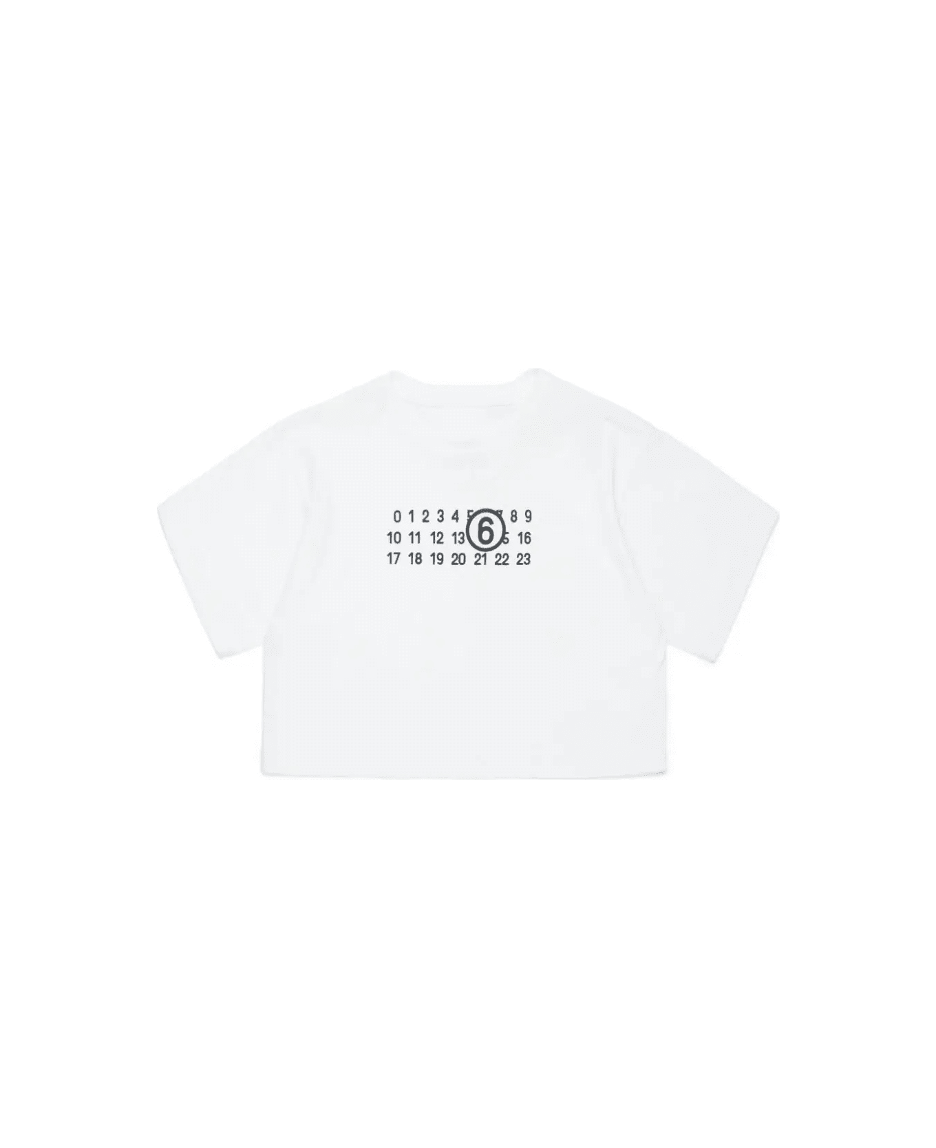 MM6 Maison Margiela Kids logo-print Cotton T-shirt | Black