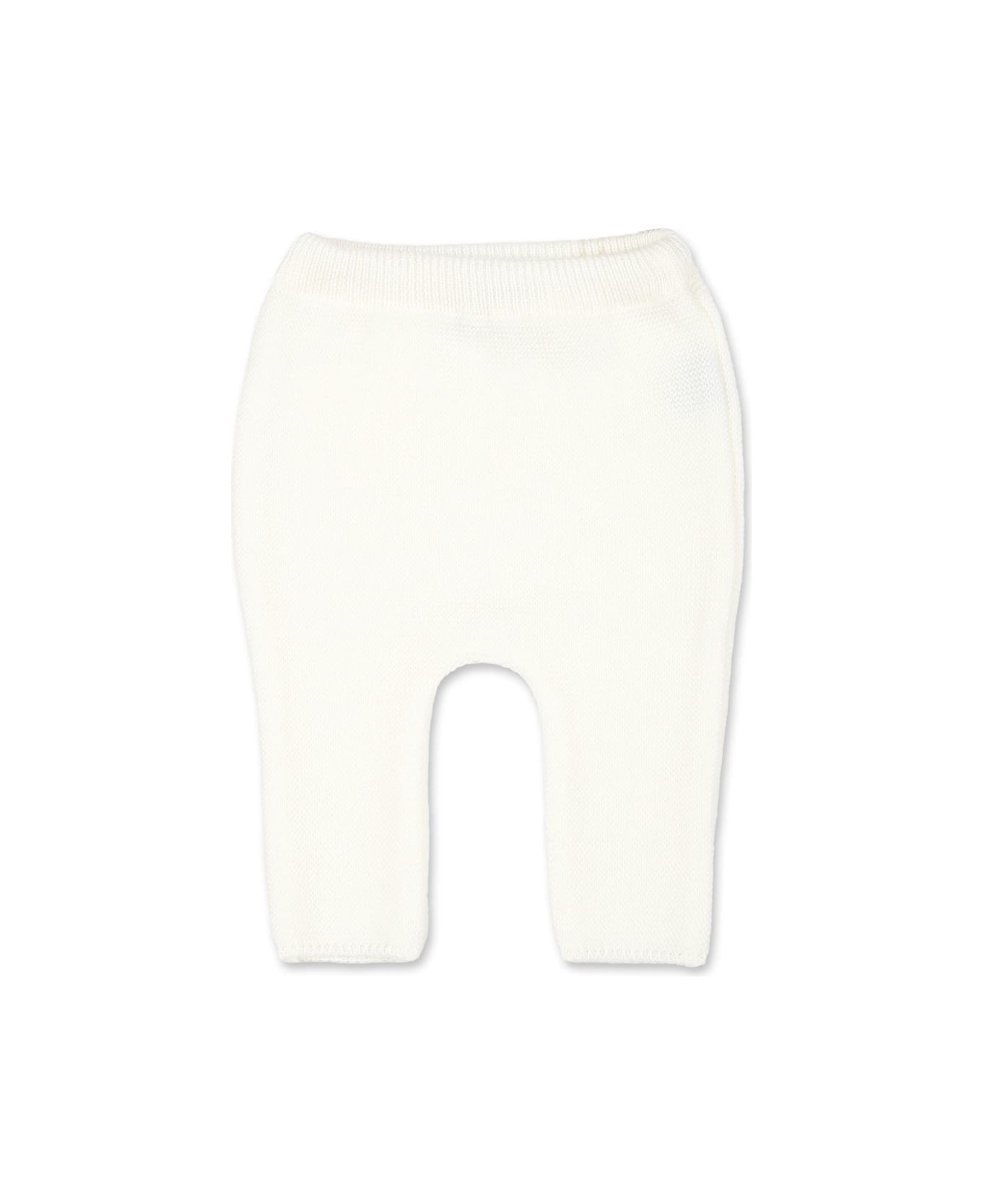 Little Bear White Trousers For Babykids - White