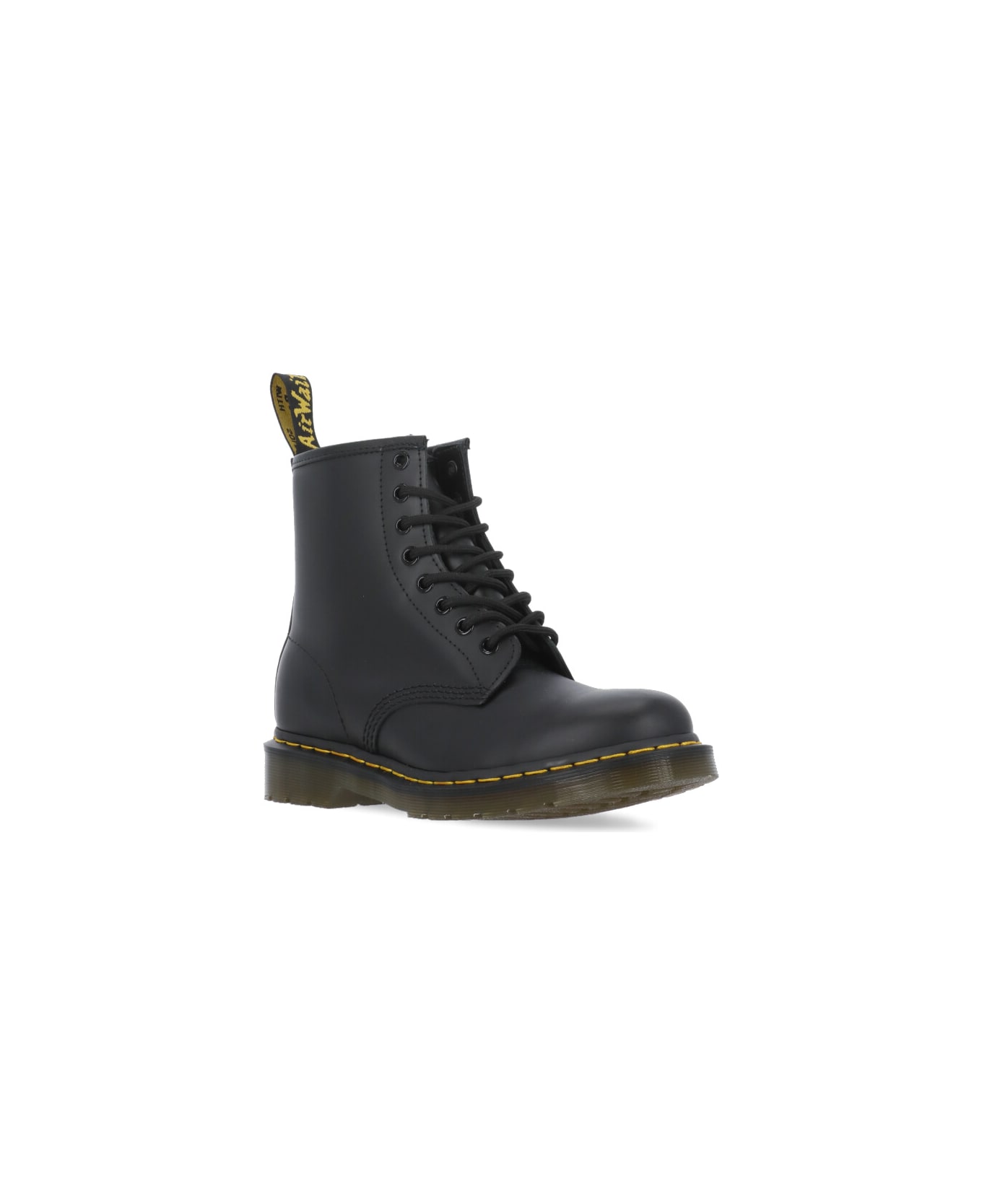 Dr. Martens Leather Lace-up Boots - Black