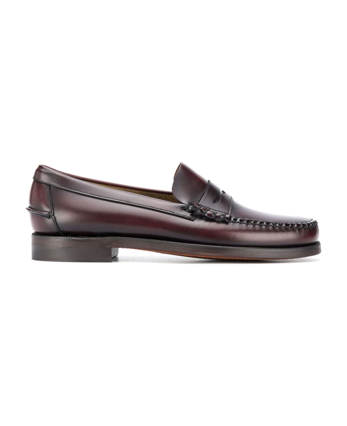 Sebago Brown Leather Loafers - Brown