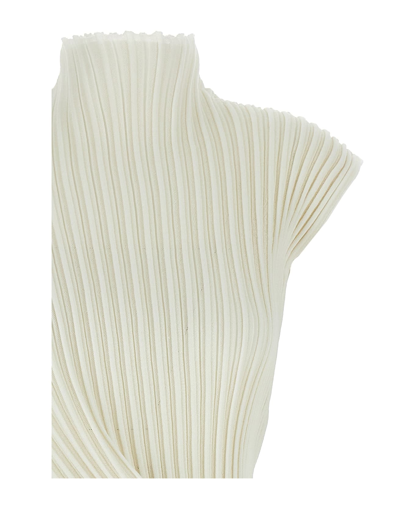 Issey Miyake 'stream' Dress - White