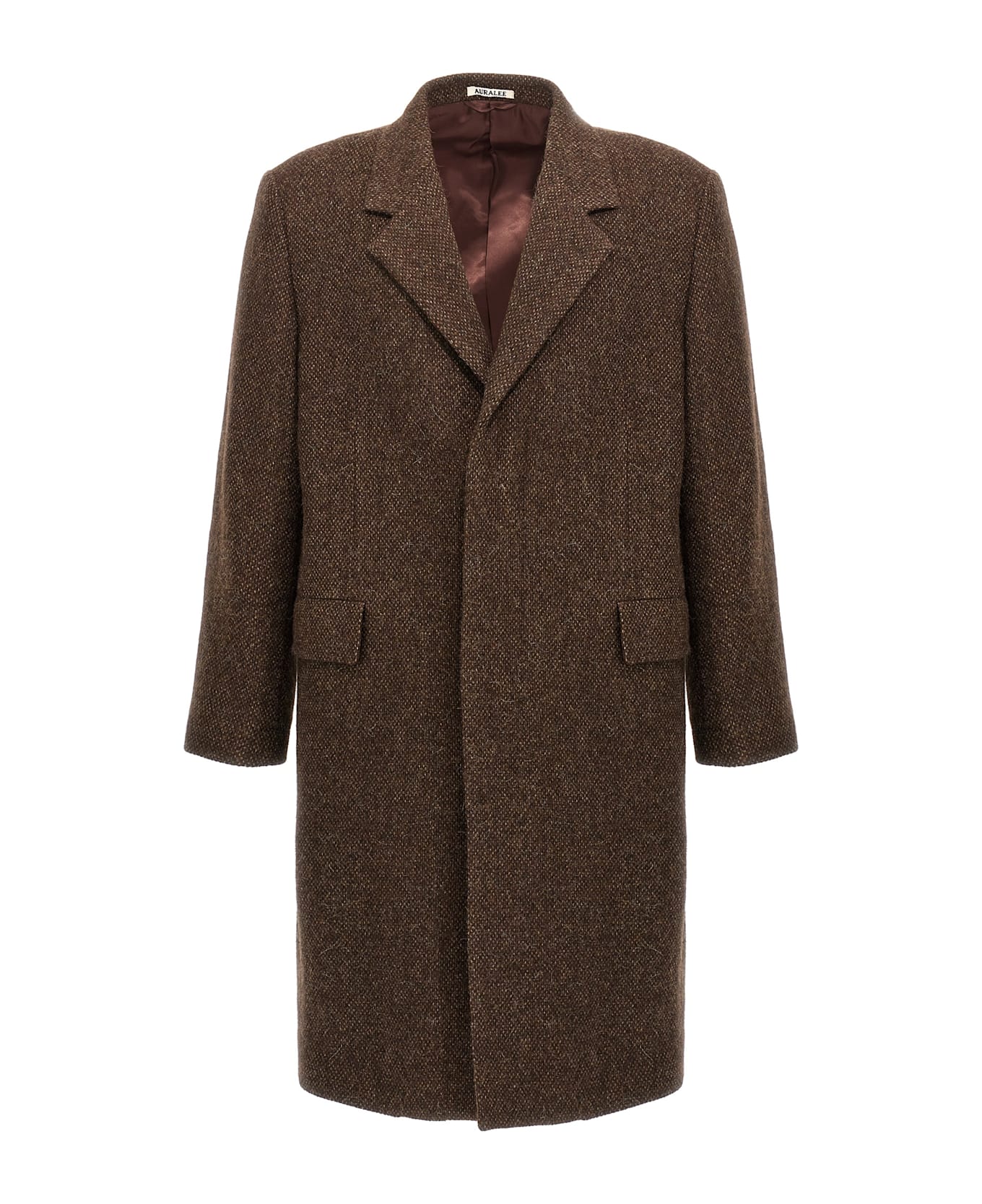 Auralee 'chesterfield' Coat - Brown