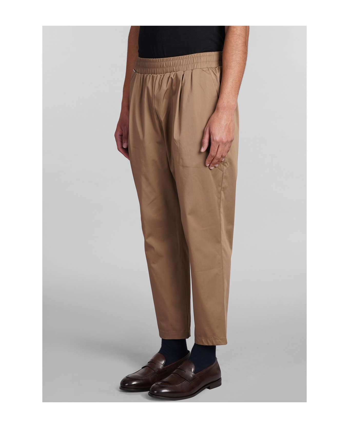 Family First Milano Pants In Camel Cotton - Camel