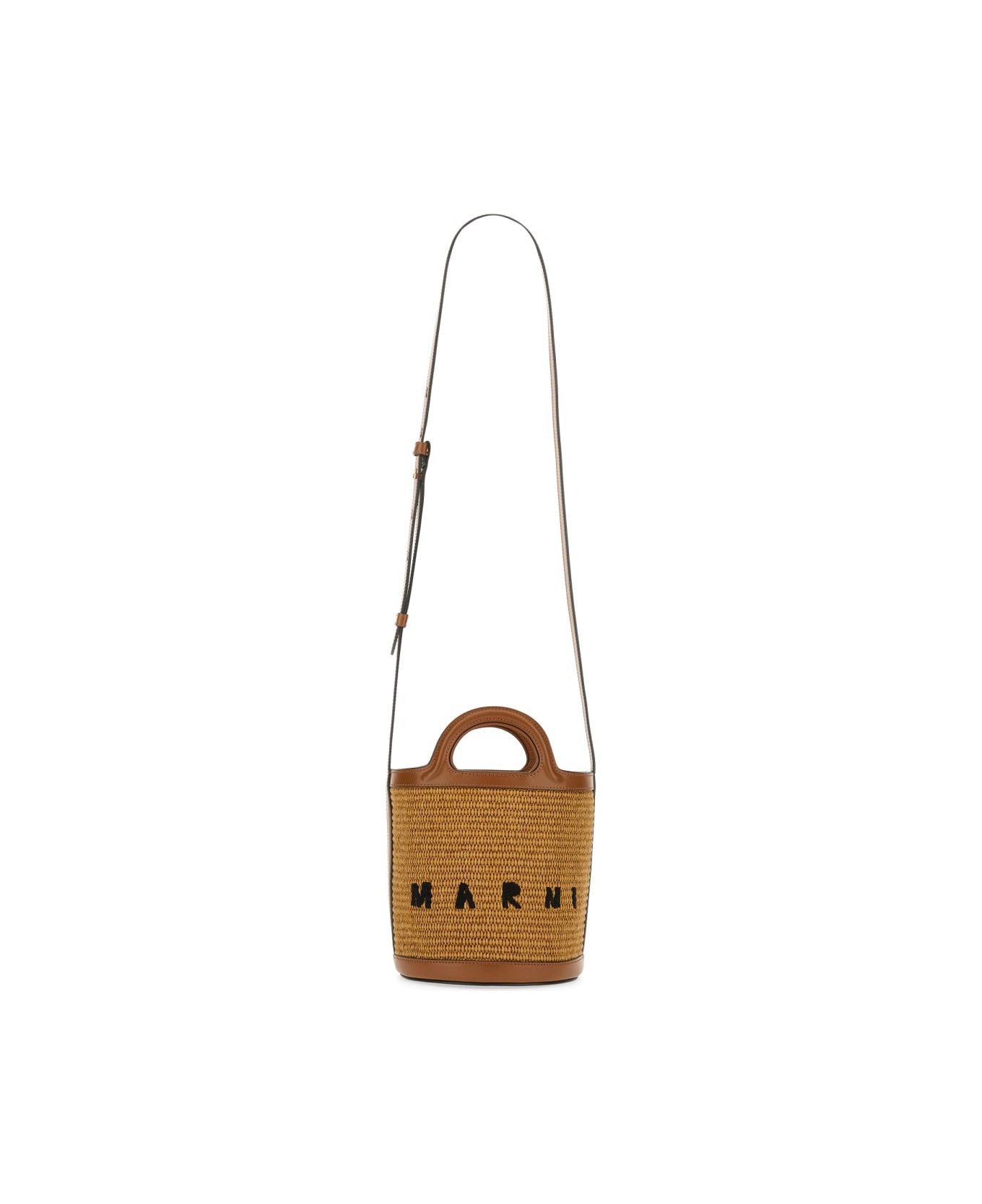 Marni Borsa "tropicalia" Micro - BROWN