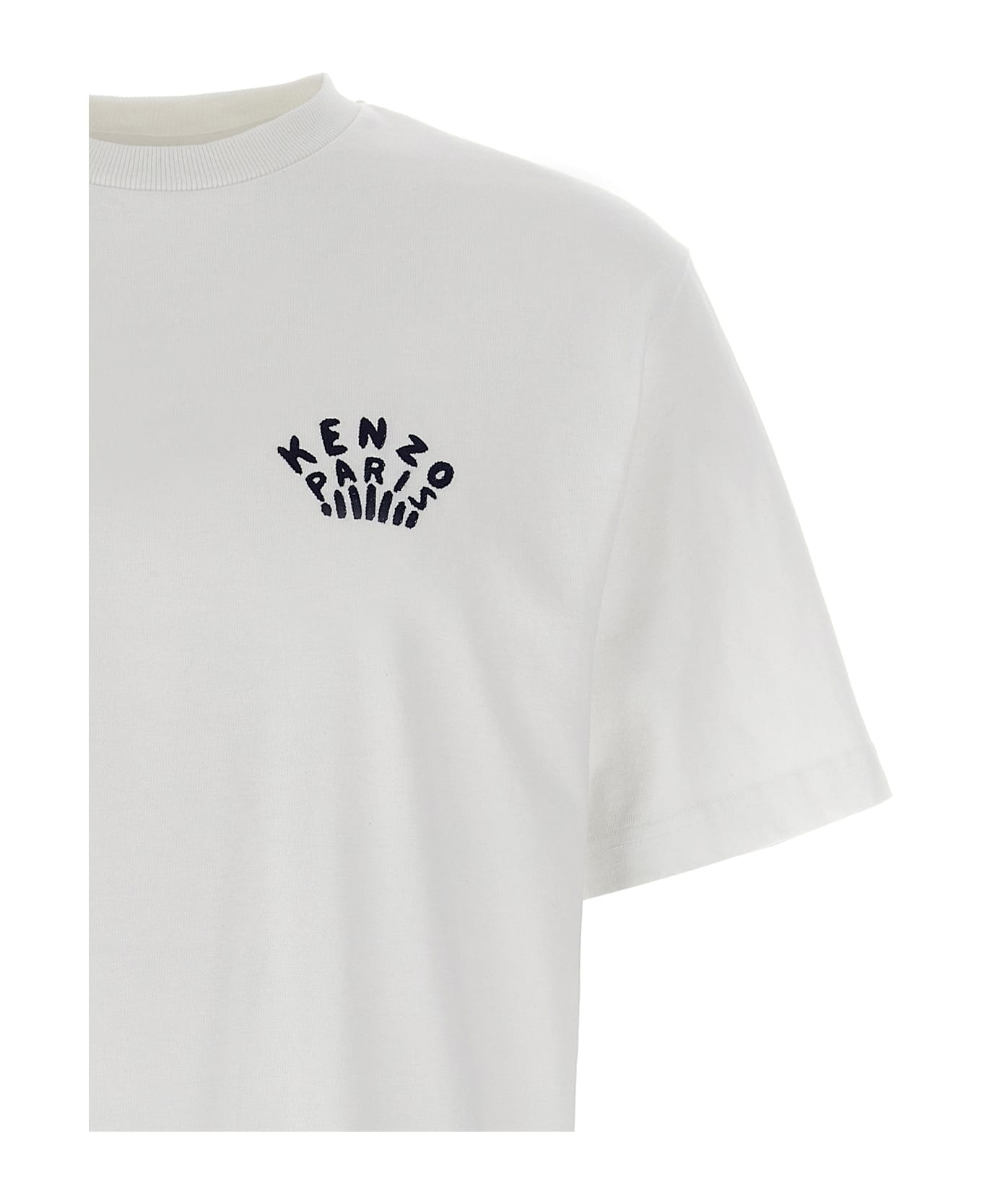 Kenzo T-shirt With Logo - Blanc Casse