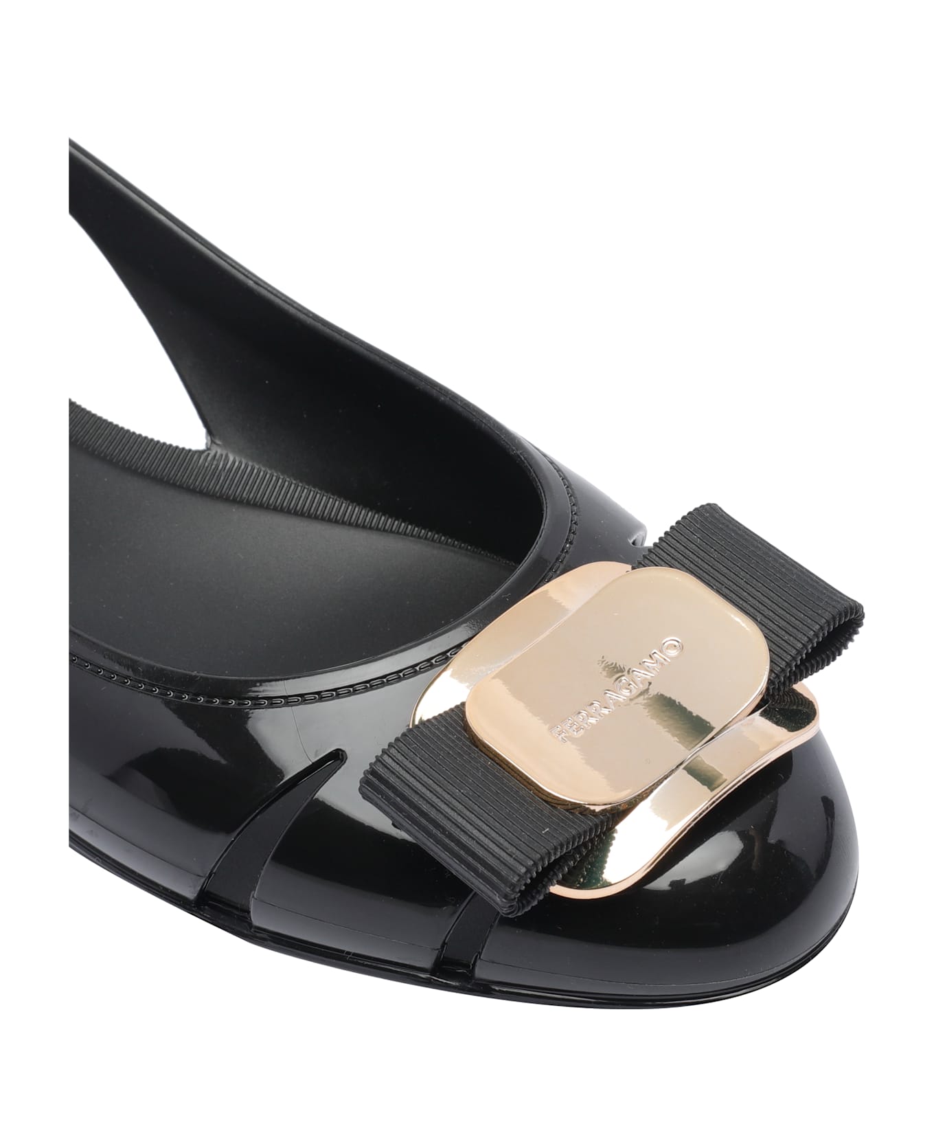 Ferragamo Nara Jelly Ballets - Black