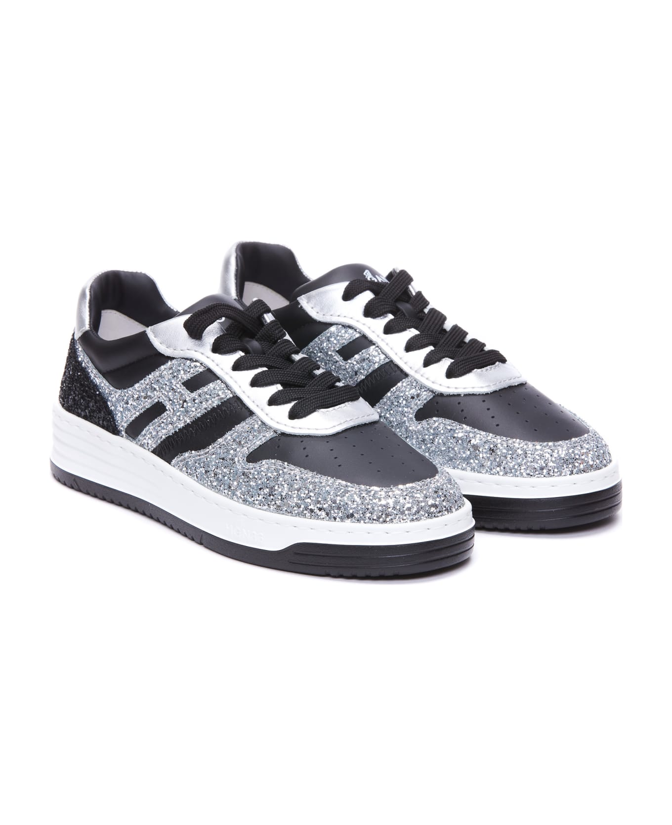 Hogan H630 Sneakers - Black silver