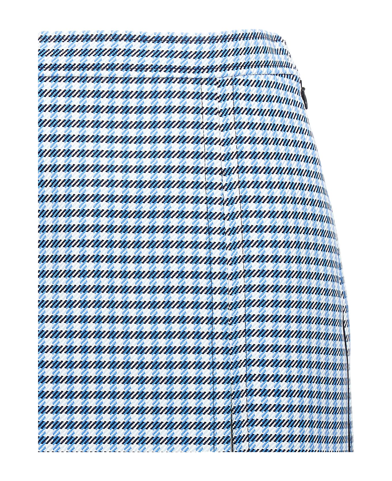 Marni Check Longuette Skirt - Light Blue スカート