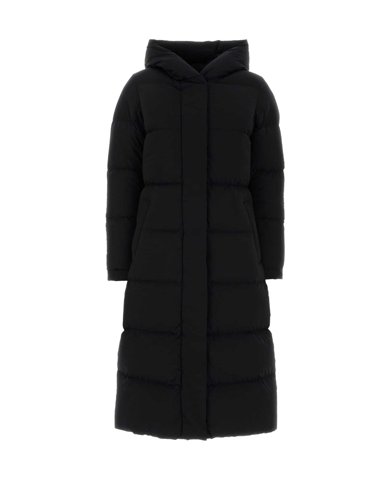 Woolrich Black Stretch Polyester Down Jacket - Black