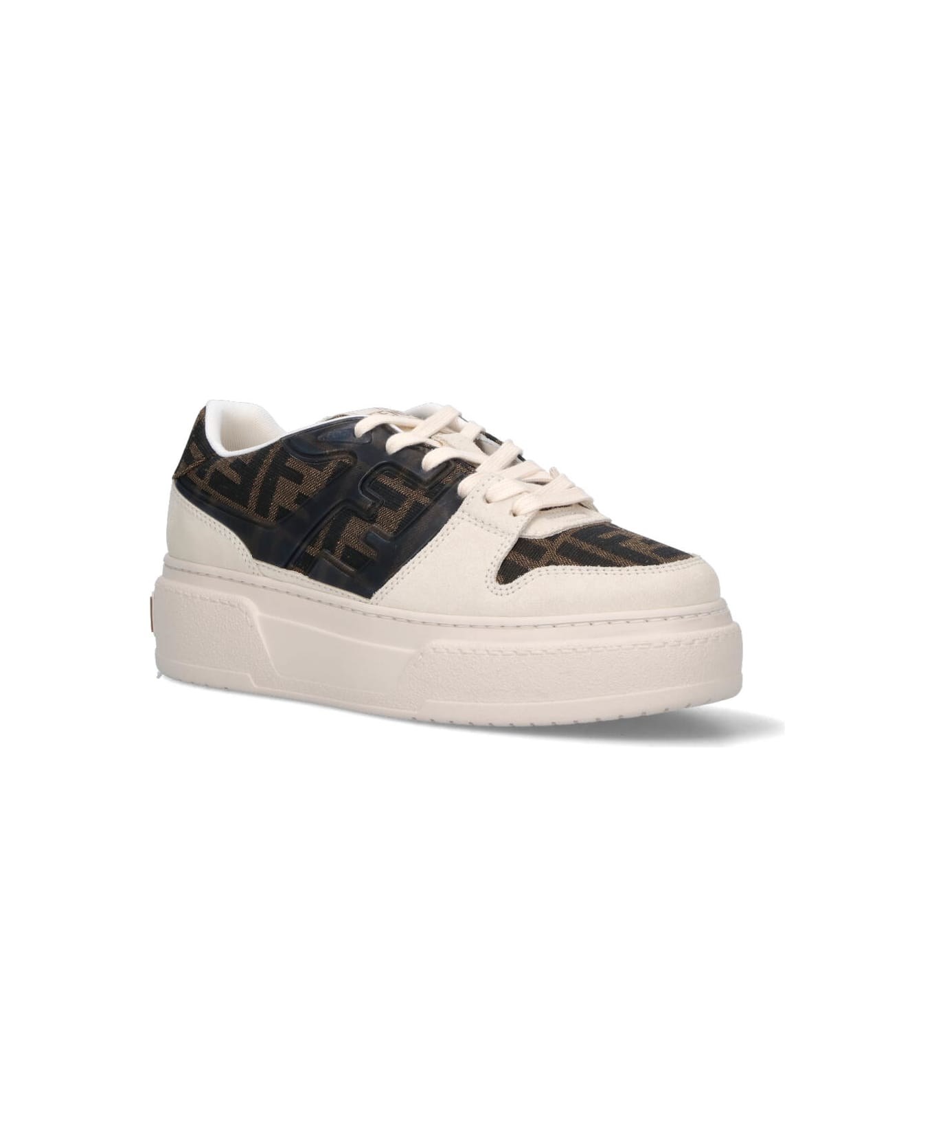 Fendi 
match
 Sneakers - White