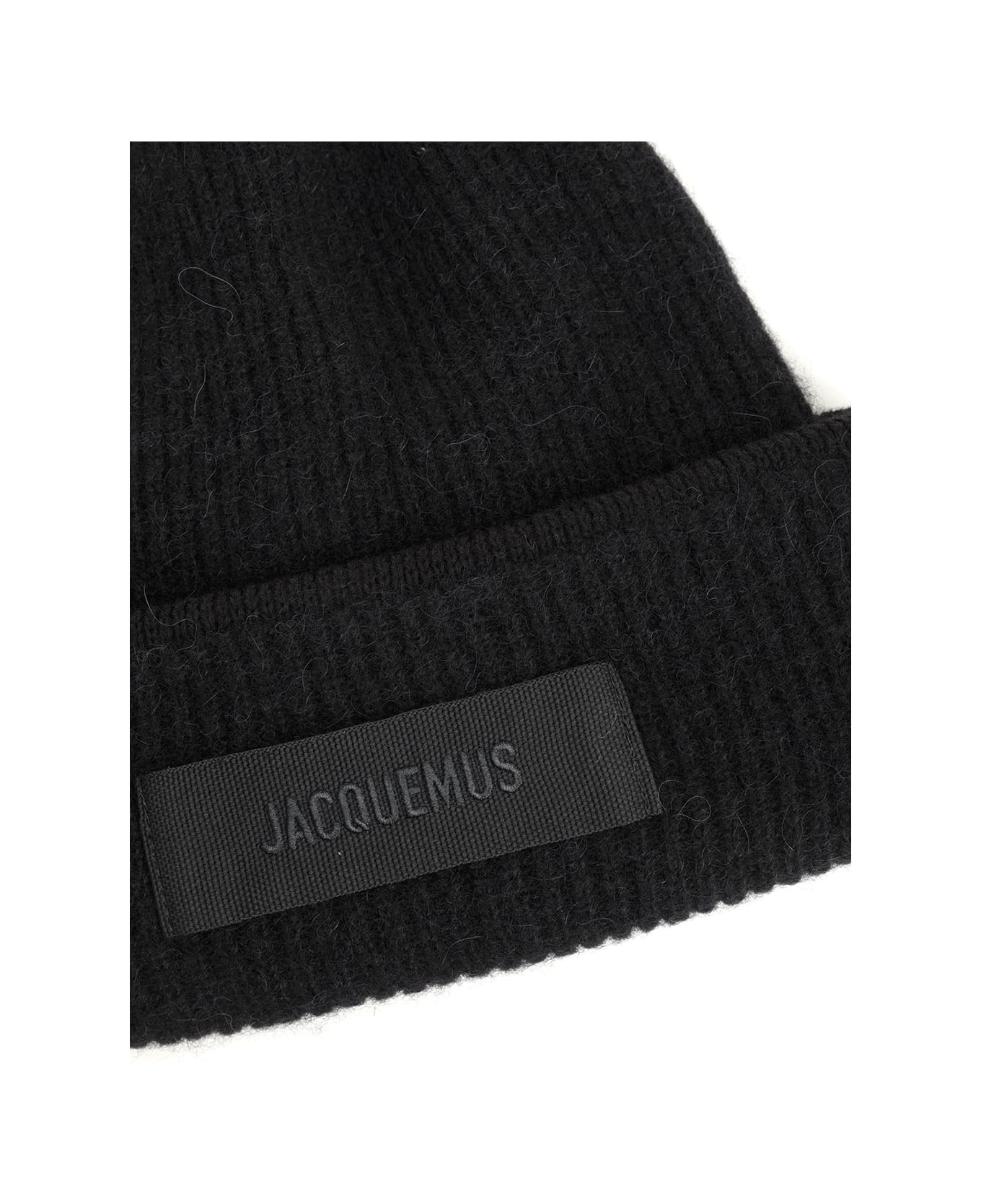 Jacquemus 'le Bonnet' Alpaca Hat - Black