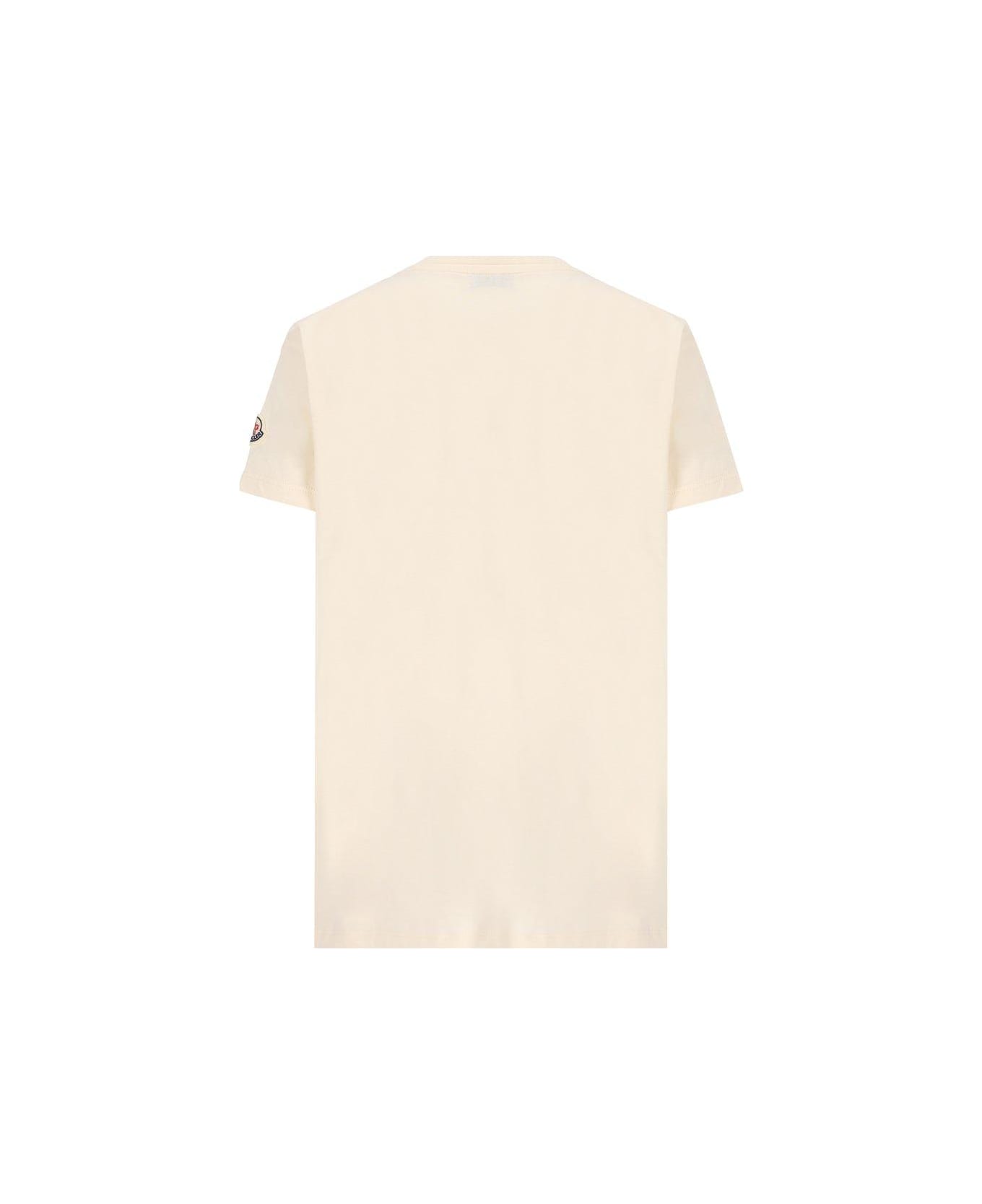 Moncler Rope Logo T-shirt - Beige Tシャツ＆ポロシャツ